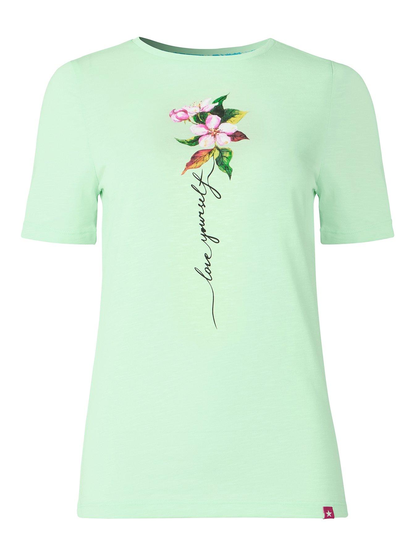  image of joe-browns-pretty-floral-graphic-tee-mint