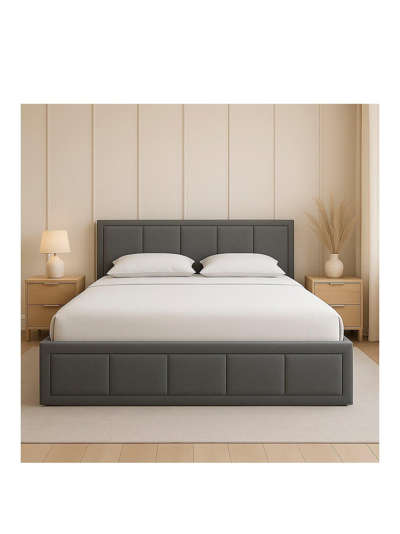  image of vida-designs-vanita-end-lift-ottomannbspbed-frame