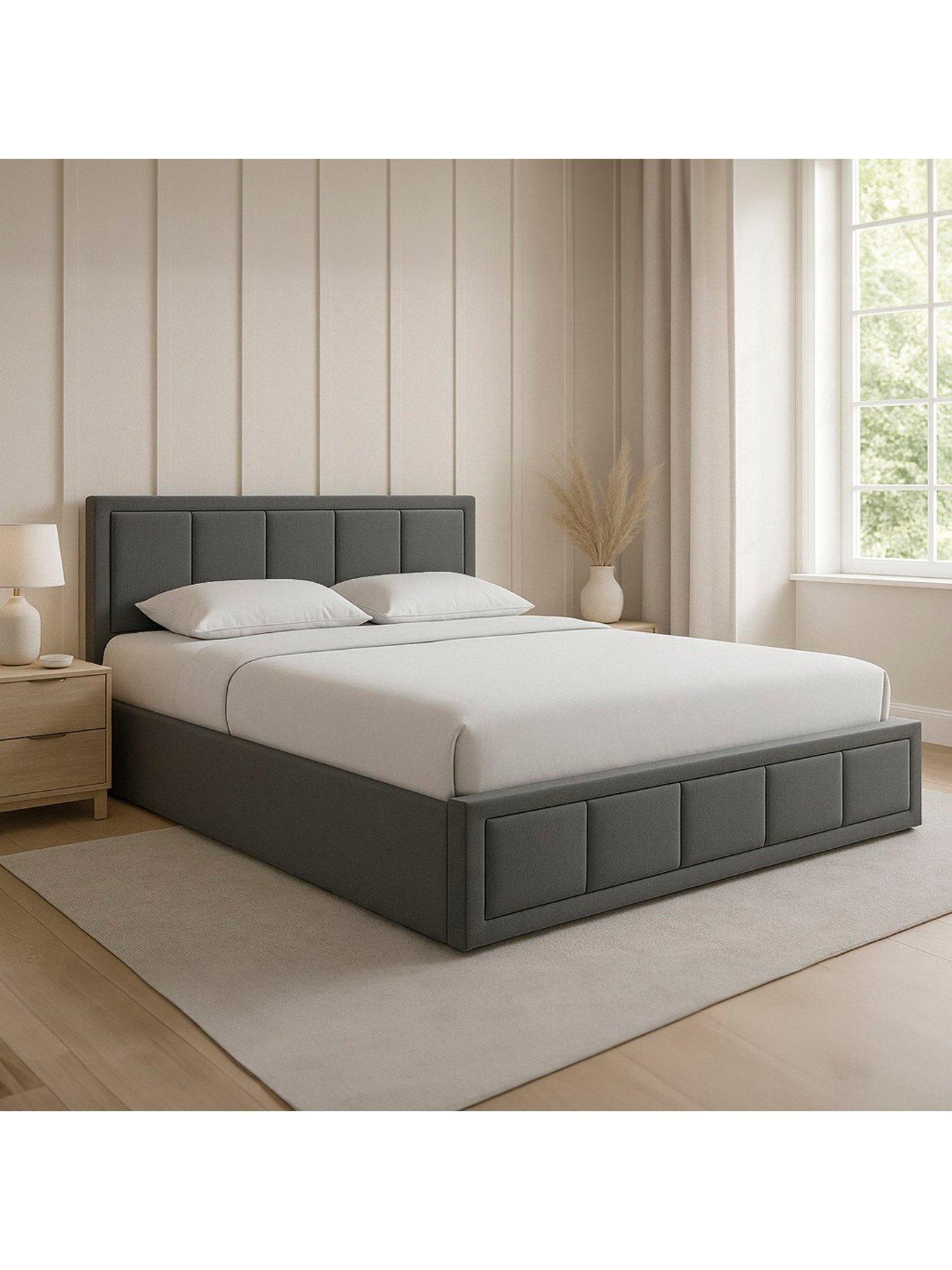  image of vida-designs-vanita-end-lift-ottomannbspbed-frame