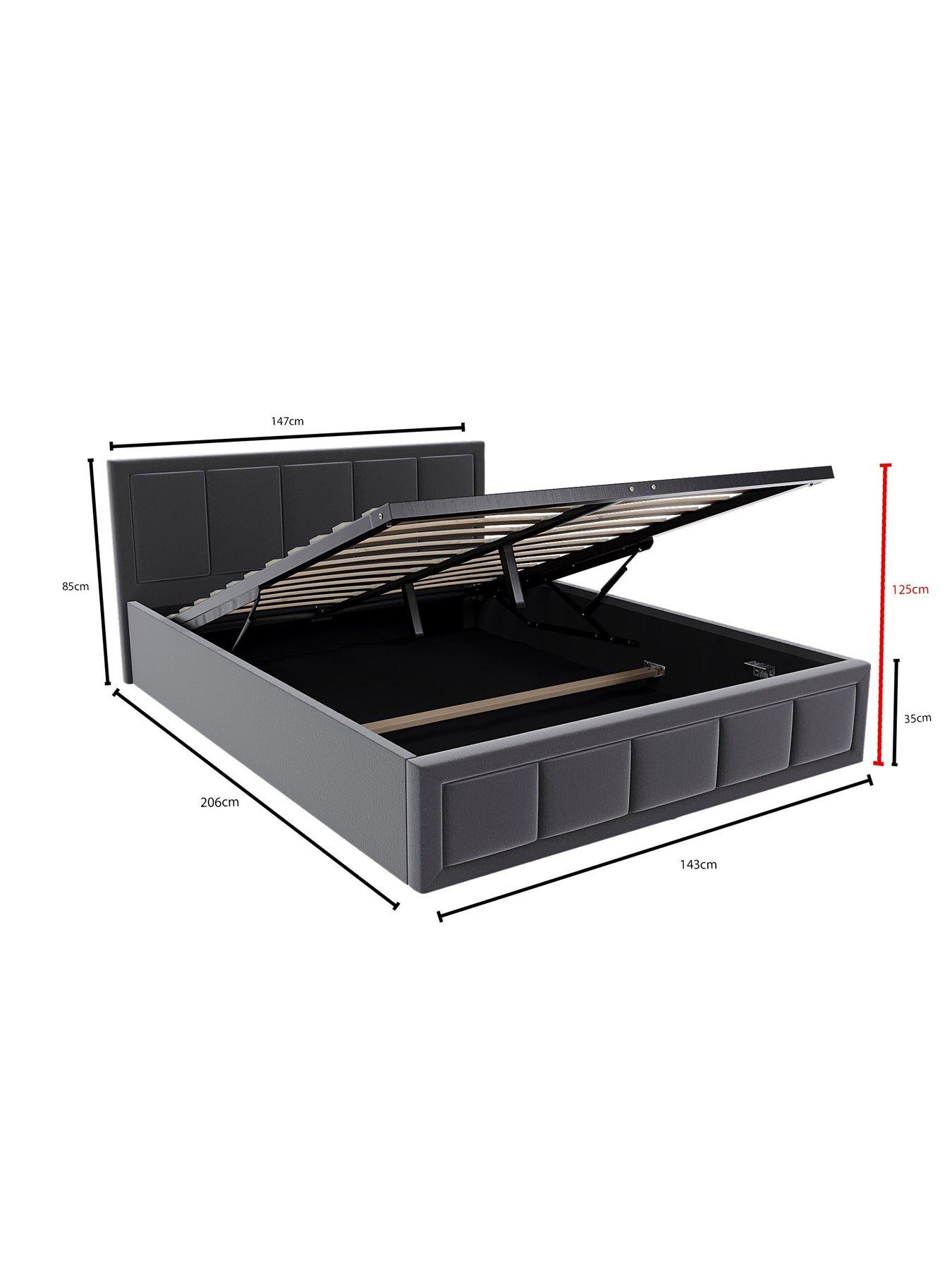  image of vida-designs-vanita-end-lift-ottomannbspbed-frame