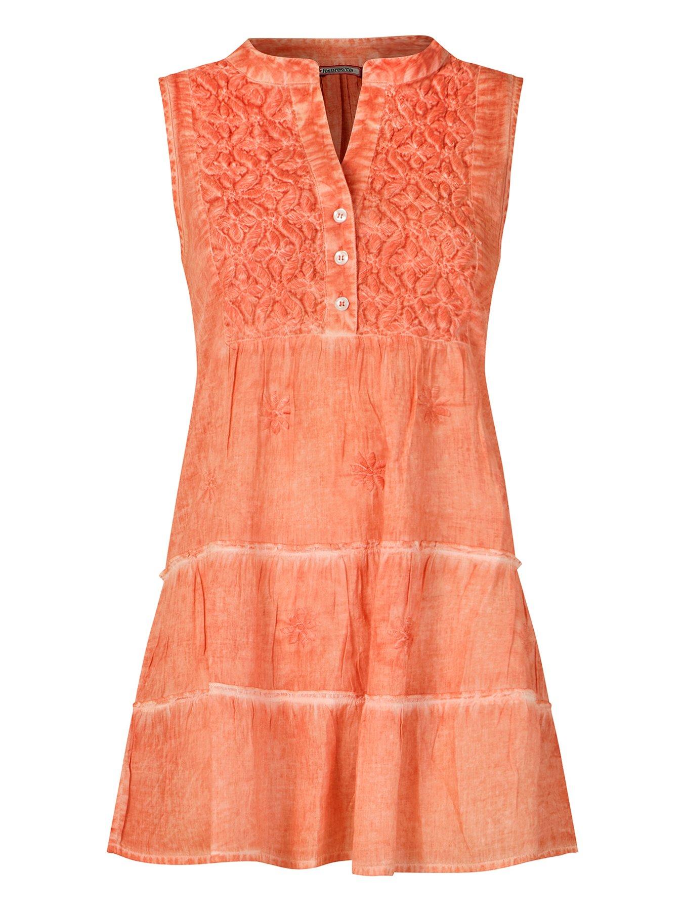  image of joe-browns-lana-embroidered-casual-tunic-orange