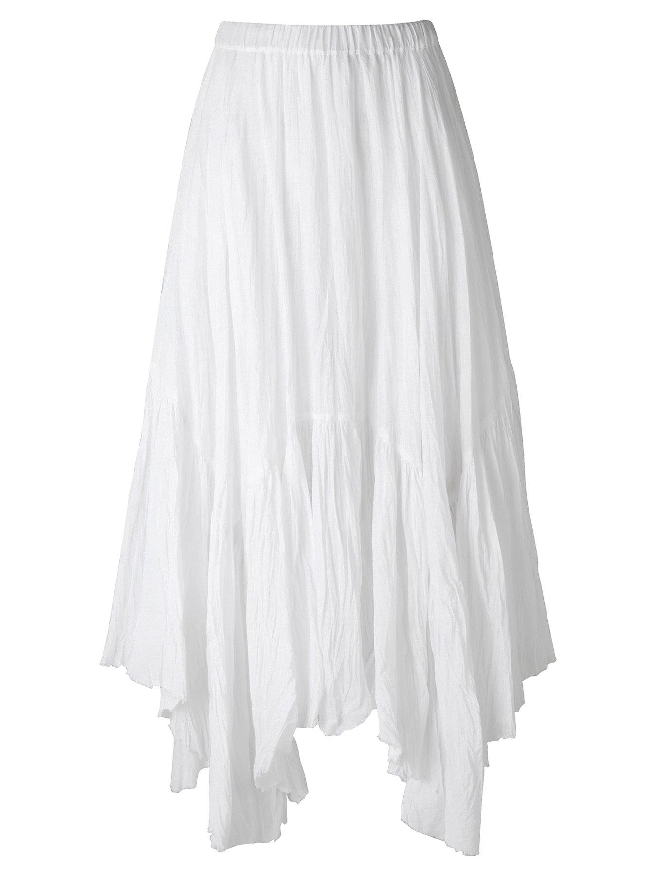  image of joe-browns-boho-dreams-layered-skirt-white