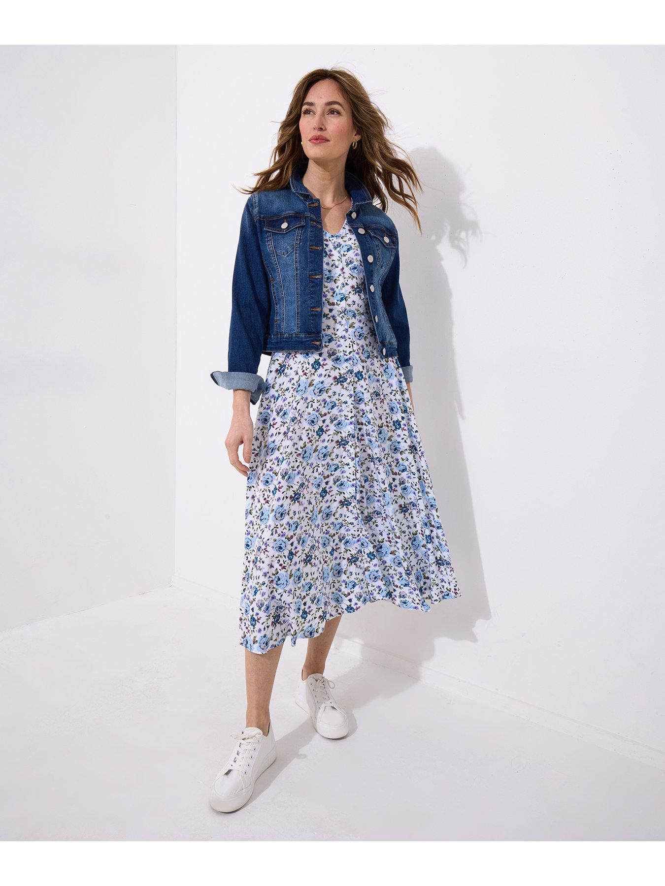  image of joe-browns-marissa-floral-dress-white