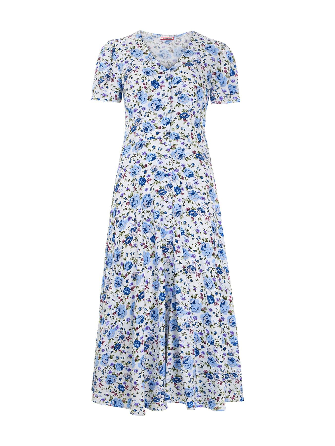  image of joe-browns-marissa-floral-dress-white