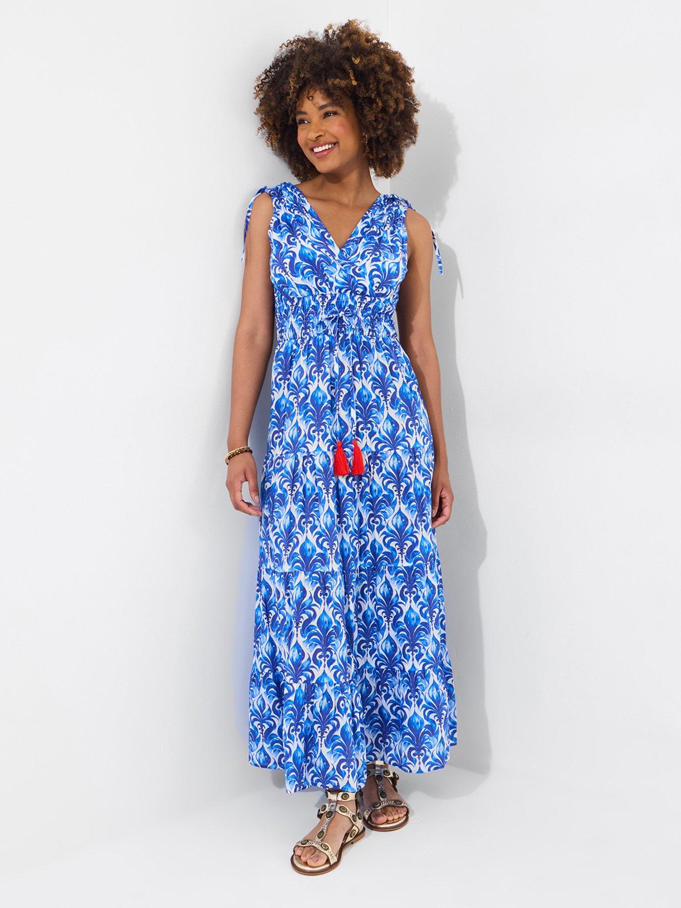 joe-browns-petite-santorini-blues-tie-shoulder-cotton-maxi-dress-blue