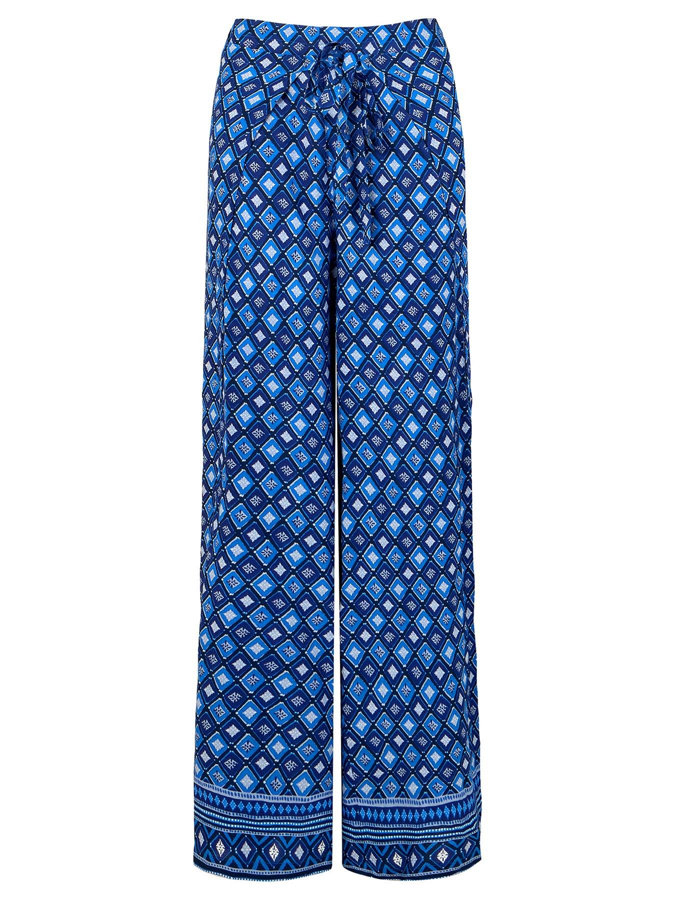  image of joe-browns-thats-a-wrap-beach-trousers-blue