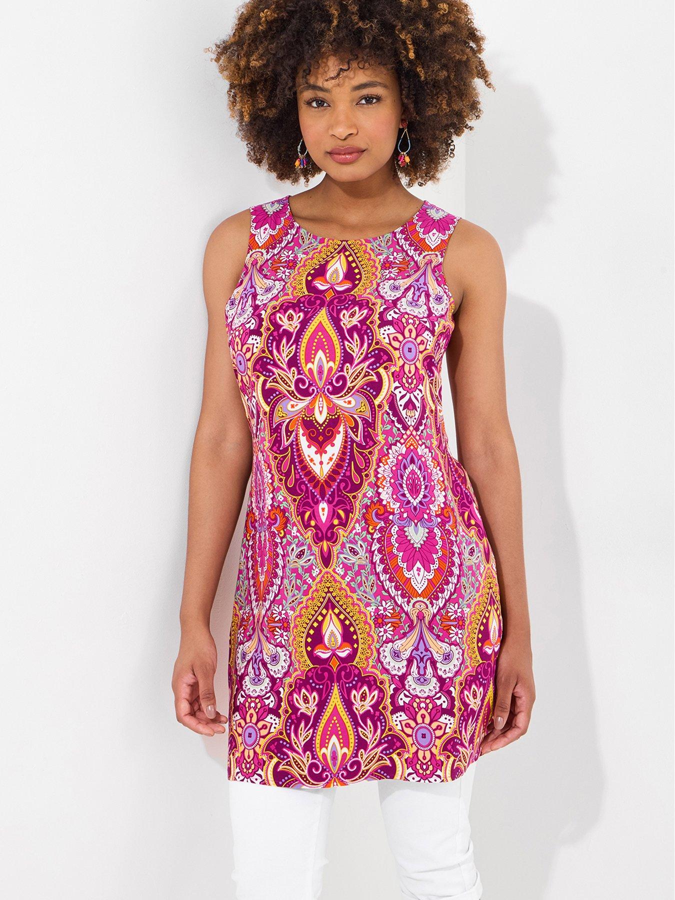 undefined Statement Reversible Tunic - Pink