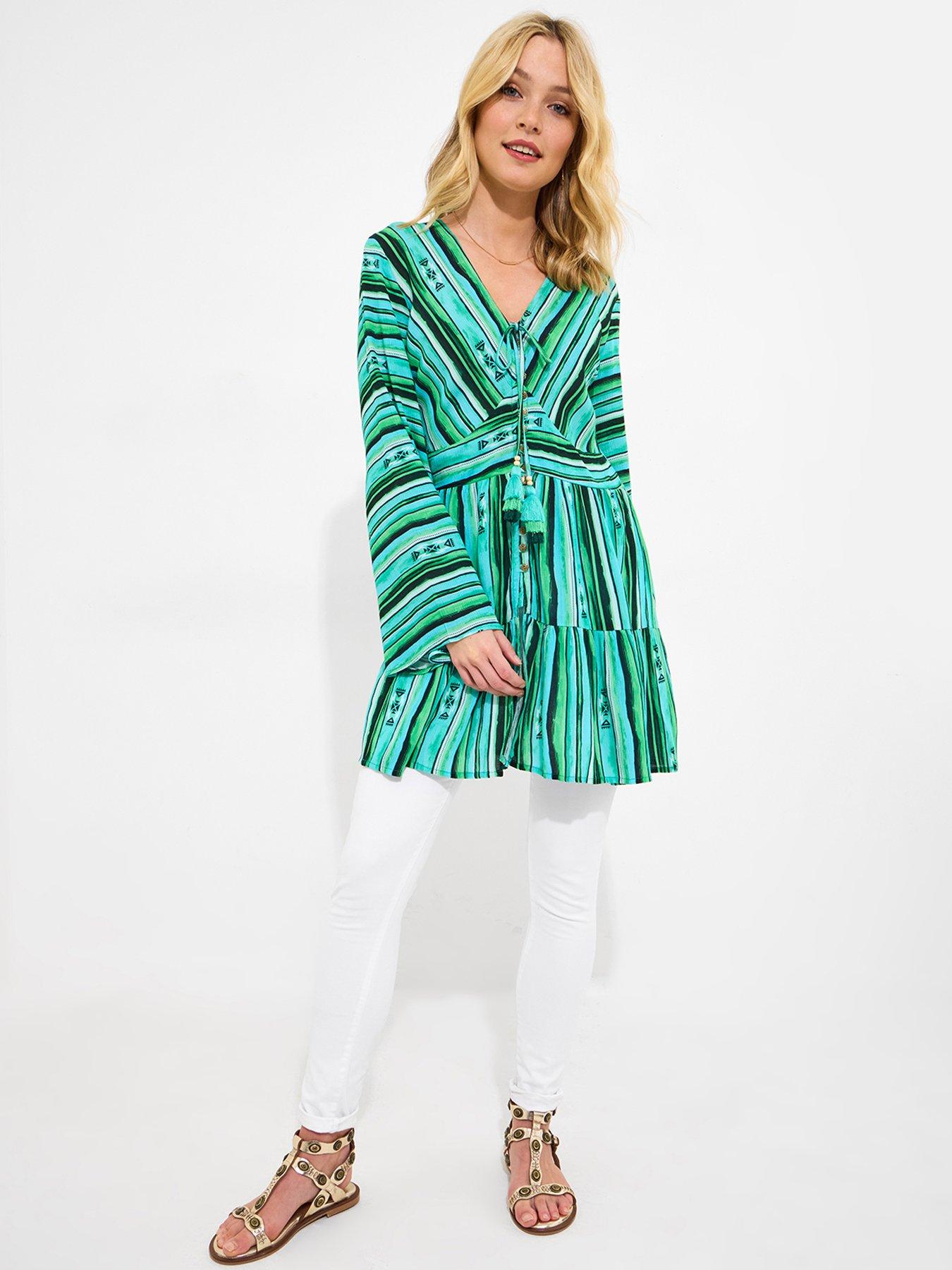  image of joe-browns-mexicana-tunic-green