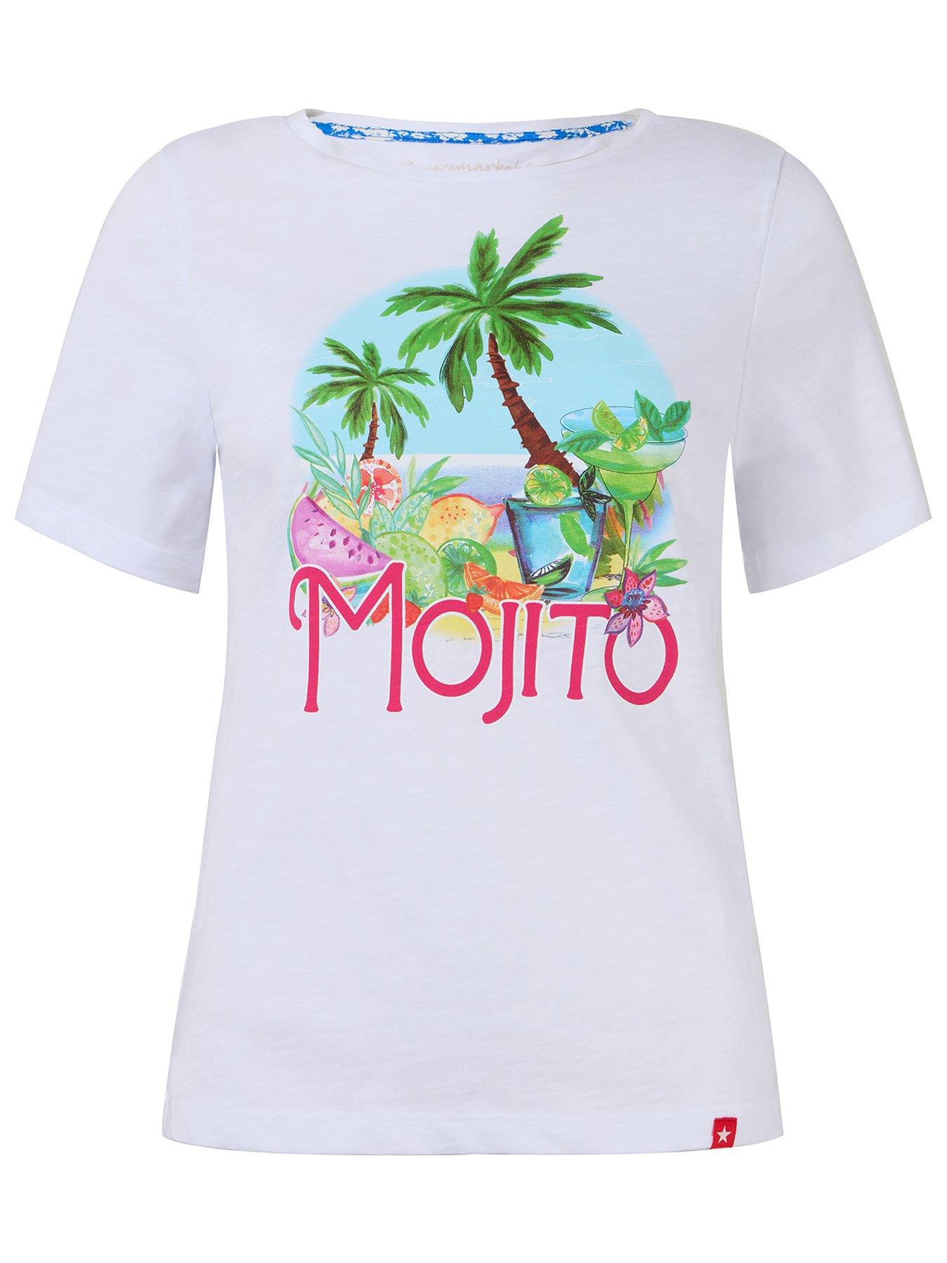  image of joe-browns-make-mine-a-mojito-graphic-tee-white