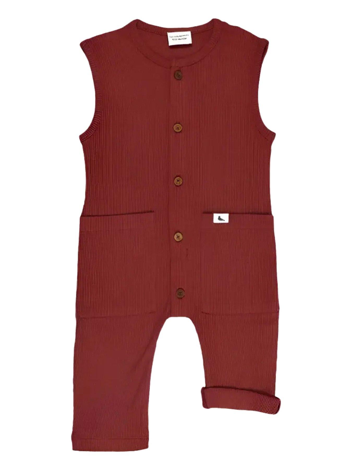 turtledove-london-kids-rib-dungaree-dark-red