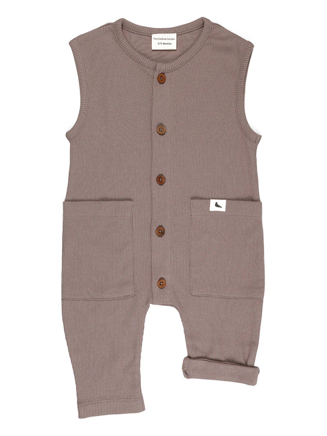 turtledove-london-kids-rib-dungaree-stone-beige
