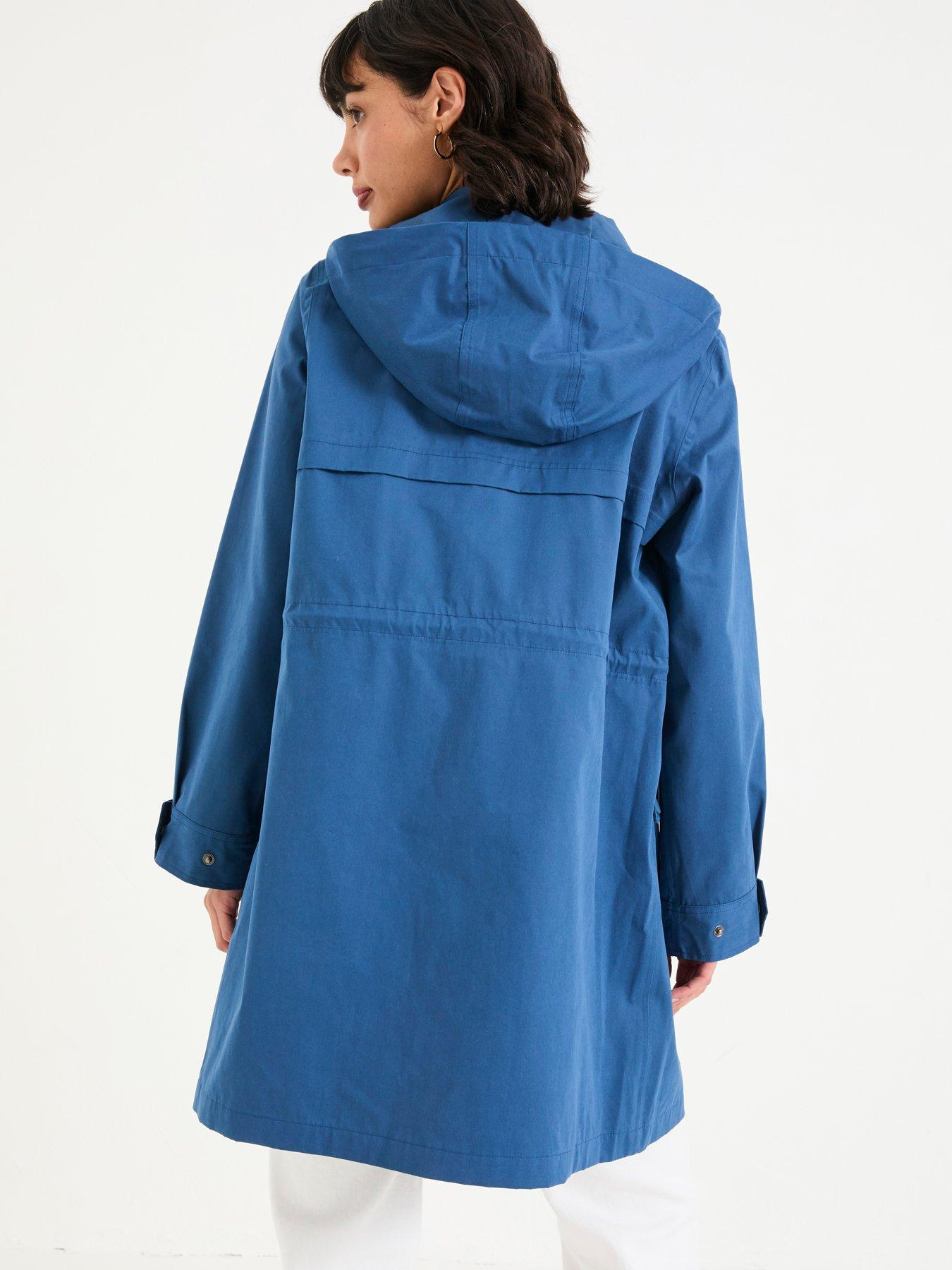stillFront image of fatface-lola-waterproof-coat-navy