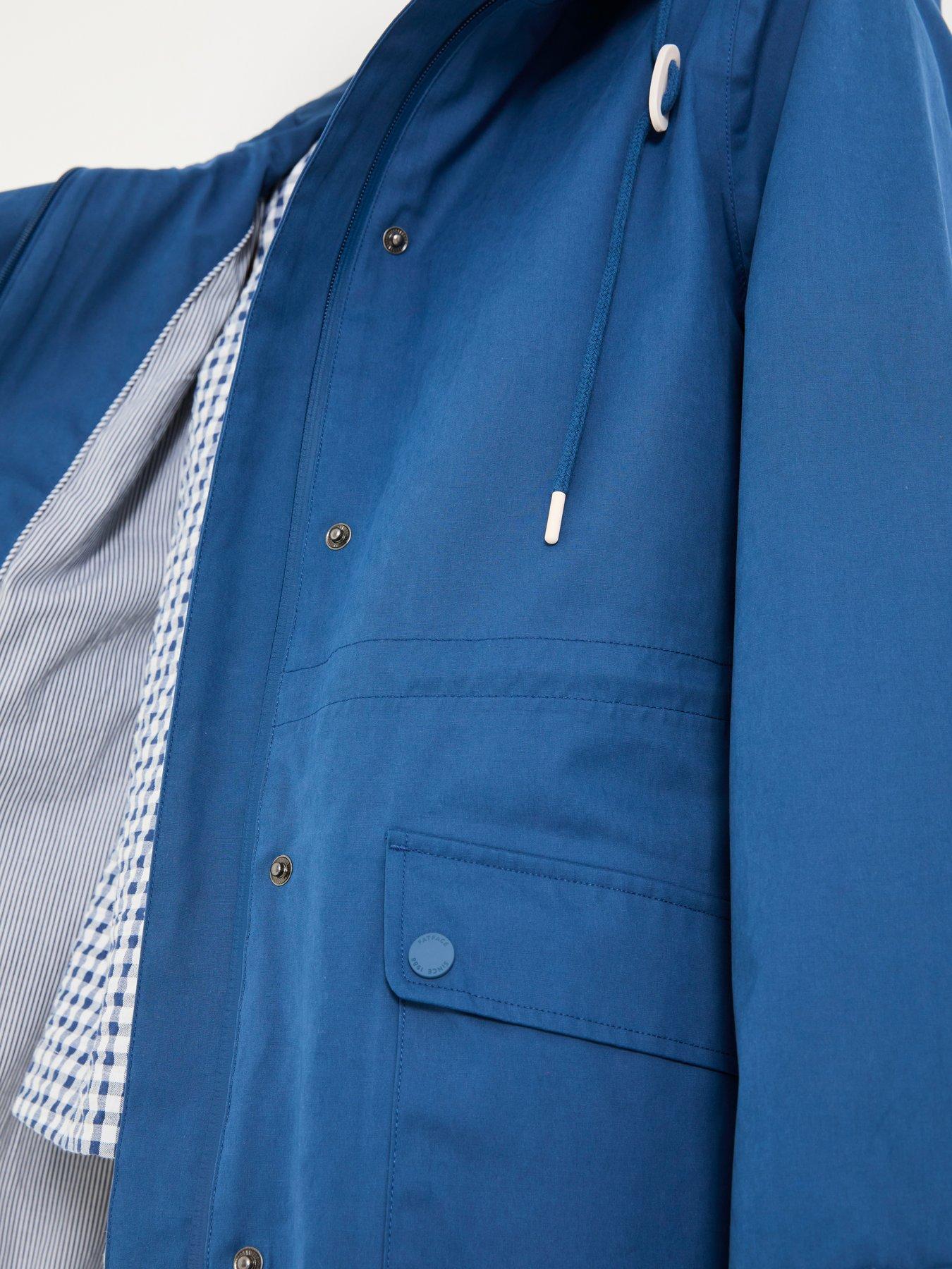  image of fatface-lola-waterproof-coat-navy