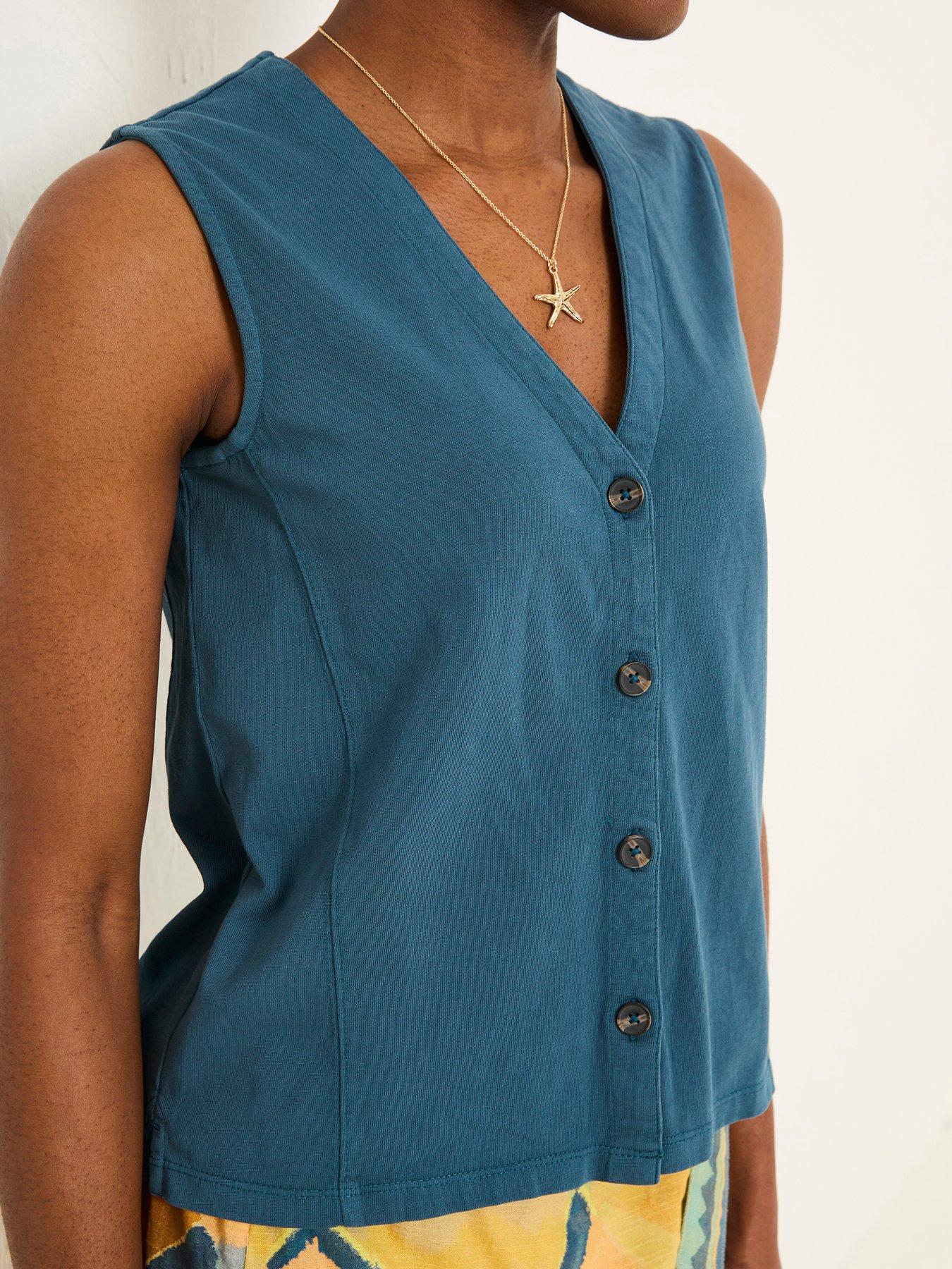 undefined Joni Waistcoat - Blue