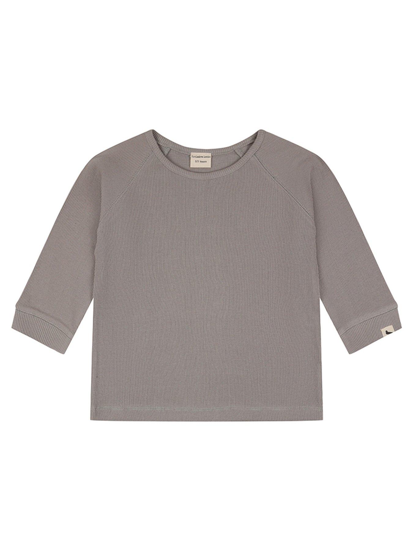 turtledove-london-kids-long-sleeve-rib-top-grey