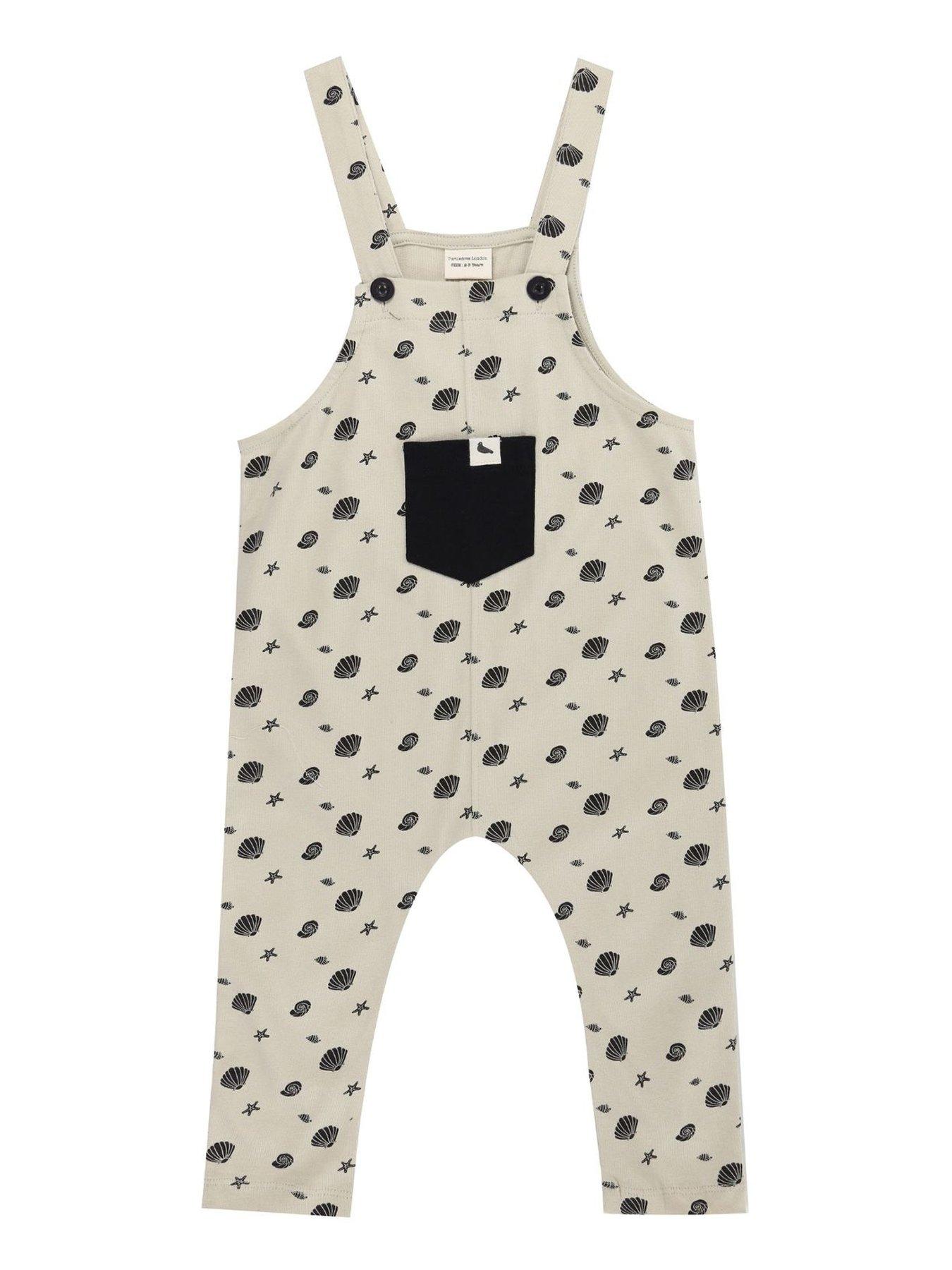 turtledove-london-kids-shell-print-dungarees-sand