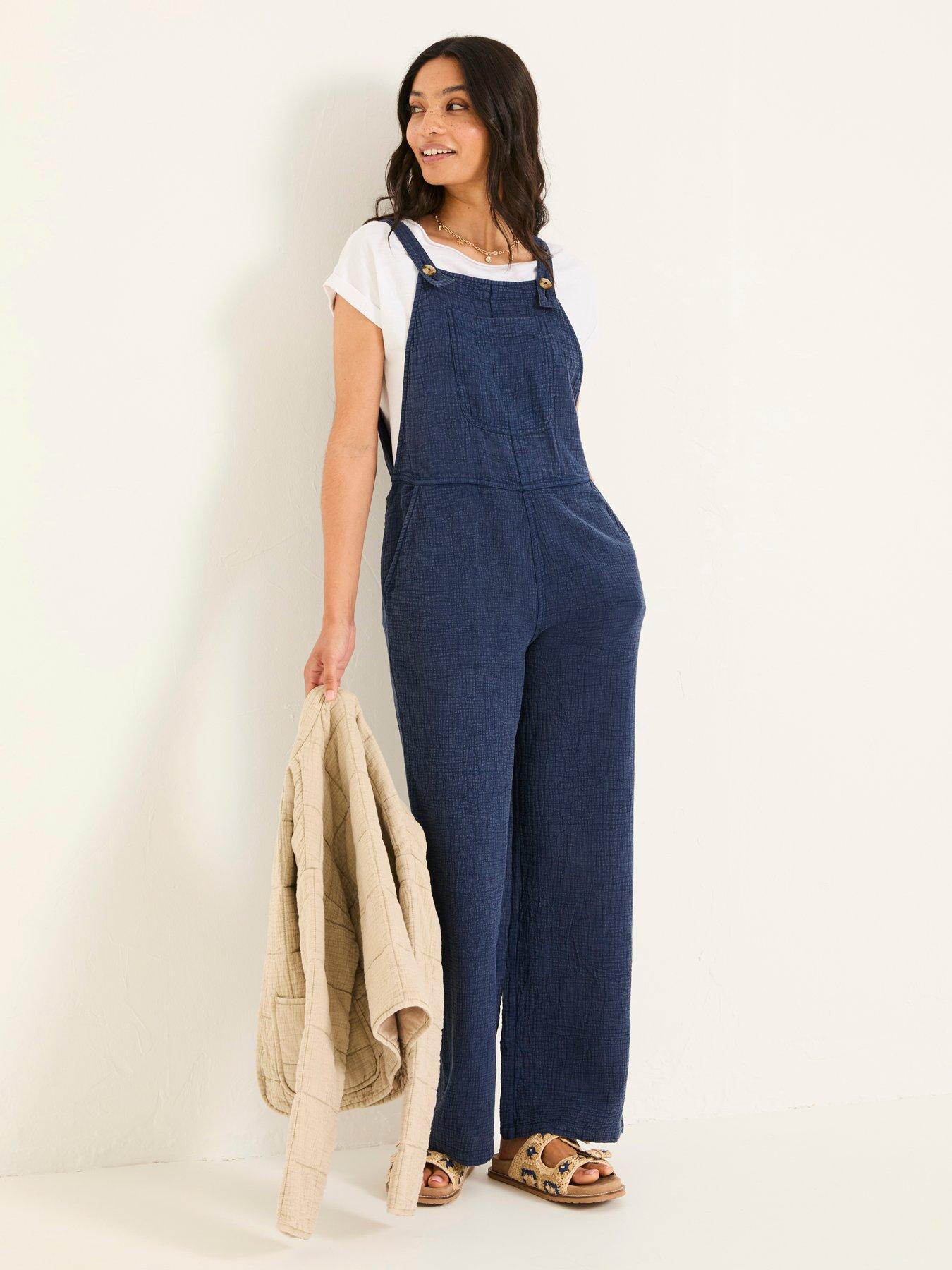  image of fatface-doubles-jumpsuit-navy