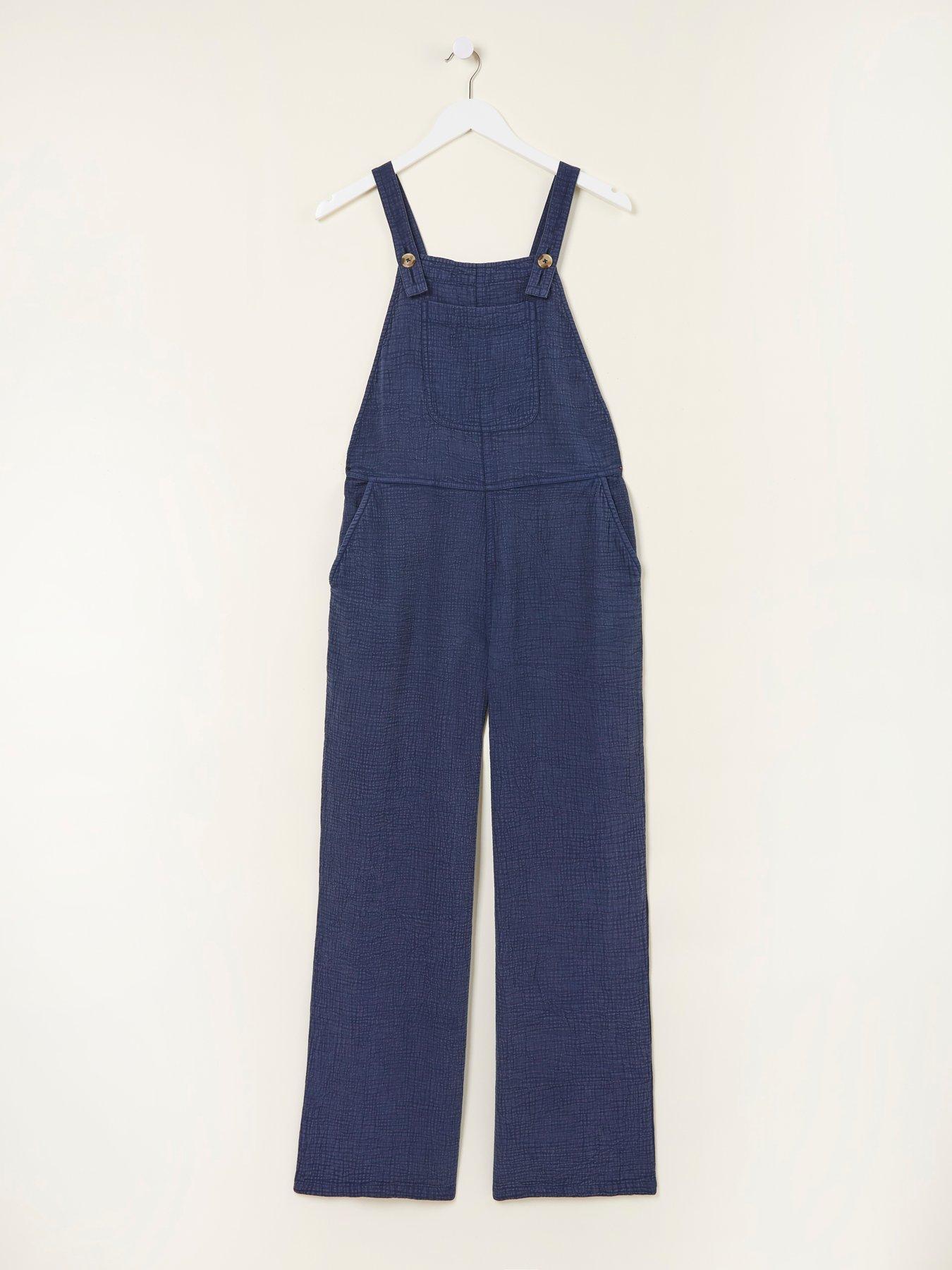  image of fatface-doubles-jumpsuit-navy