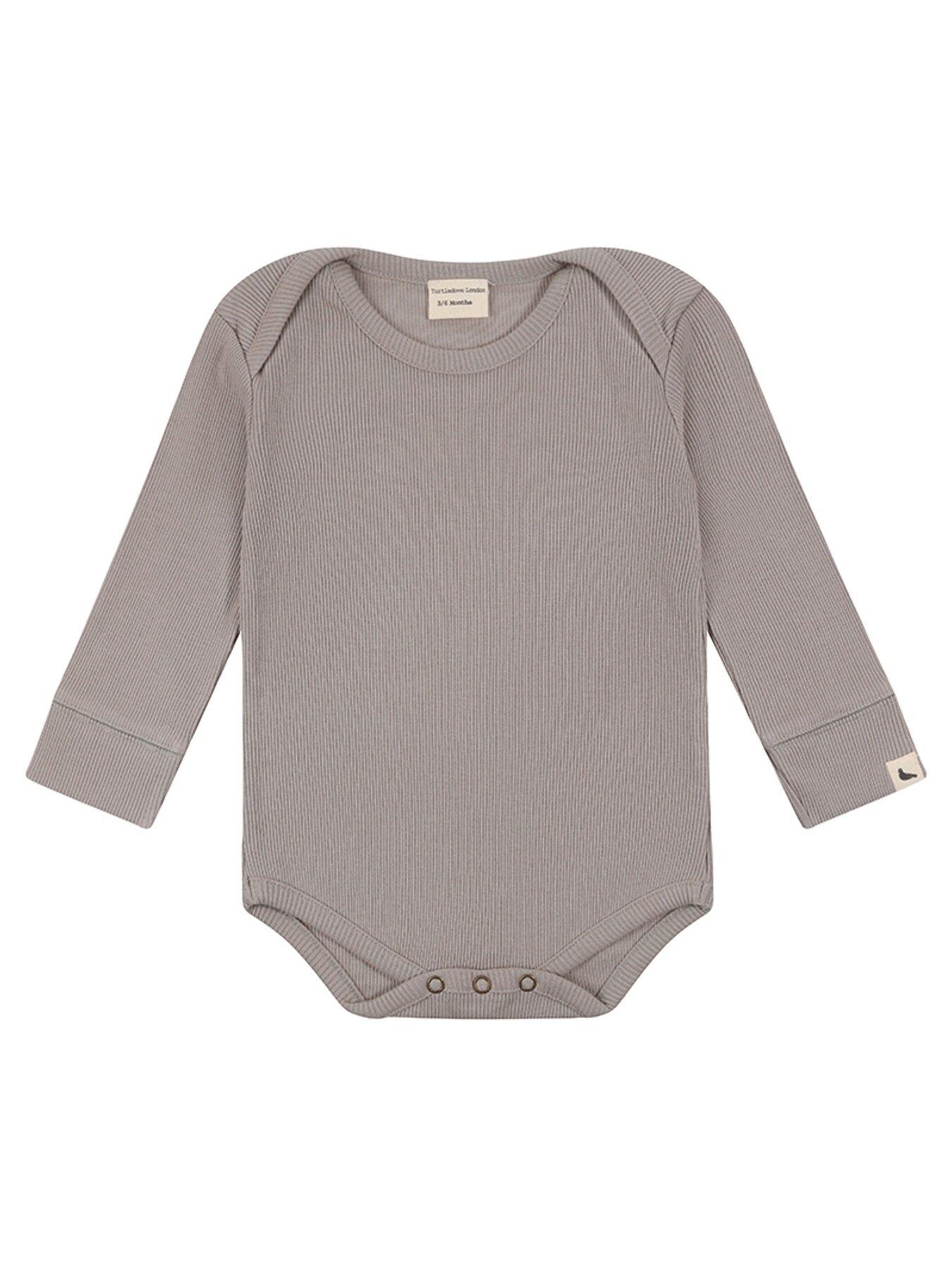 turtledove-london-baby-long-sleeve-rib-bodysuit-grey