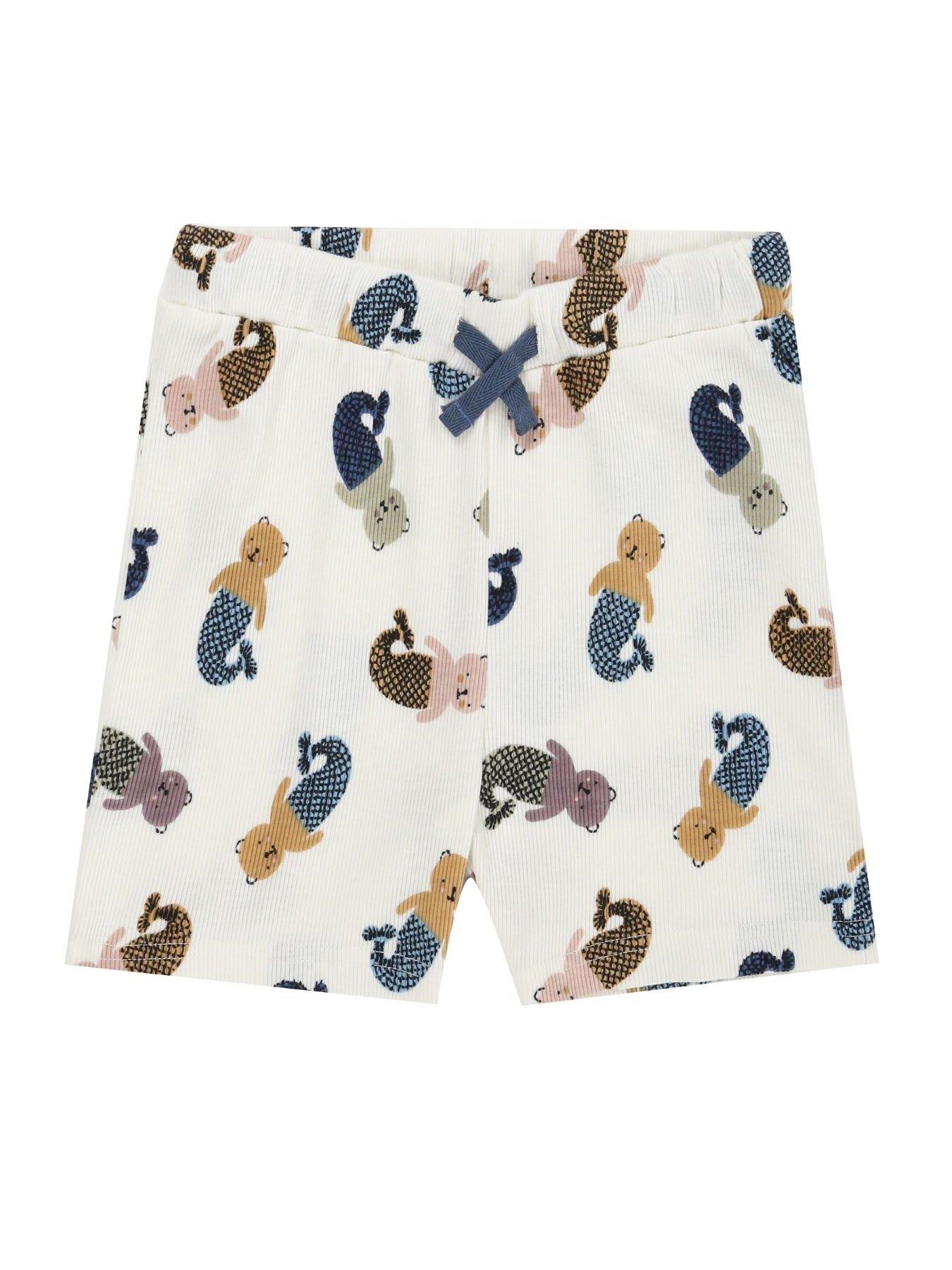  image of turtledove-london-kids-merbear-t-shirt-short-set-multi