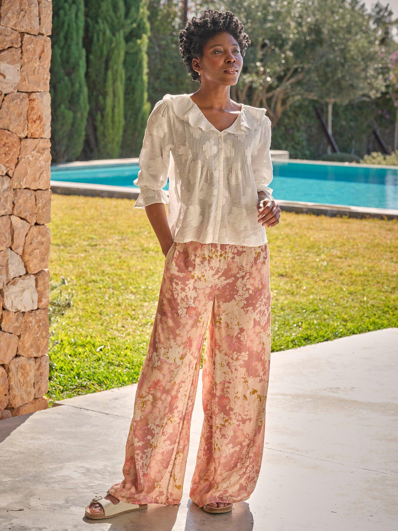 FatFace Emery Blouse - White