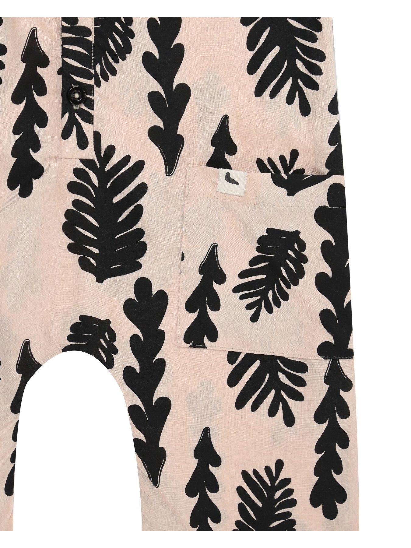  image of turtledove-london-kids-seaweed-shortie-overalls-multi
