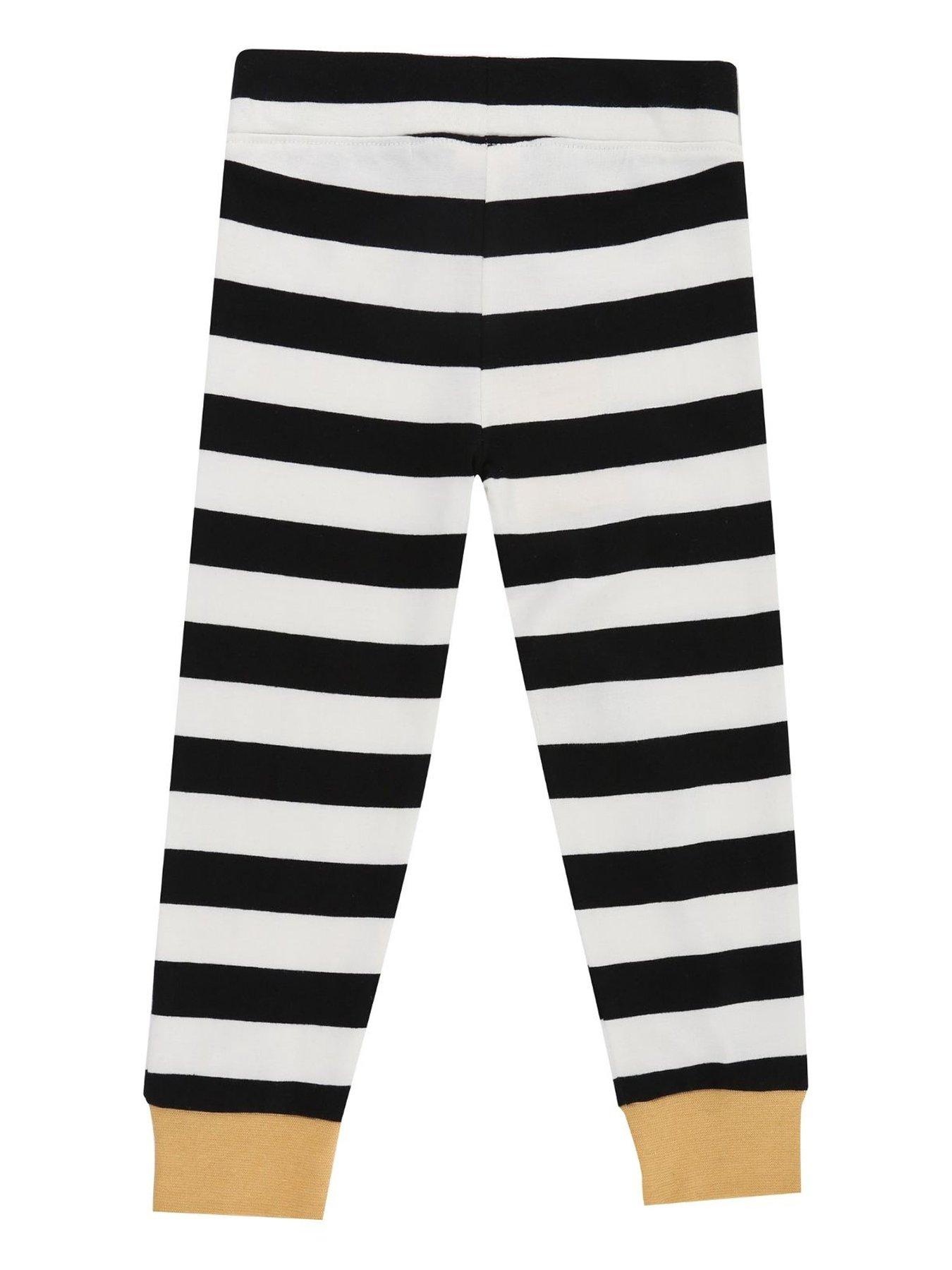  image of turtledove-london-kids-wide-stripe-leggings-mono