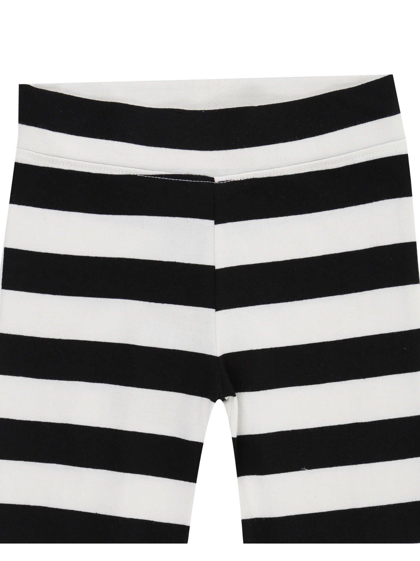  image of turtledove-london-kids-wide-stripe-leggings-mono