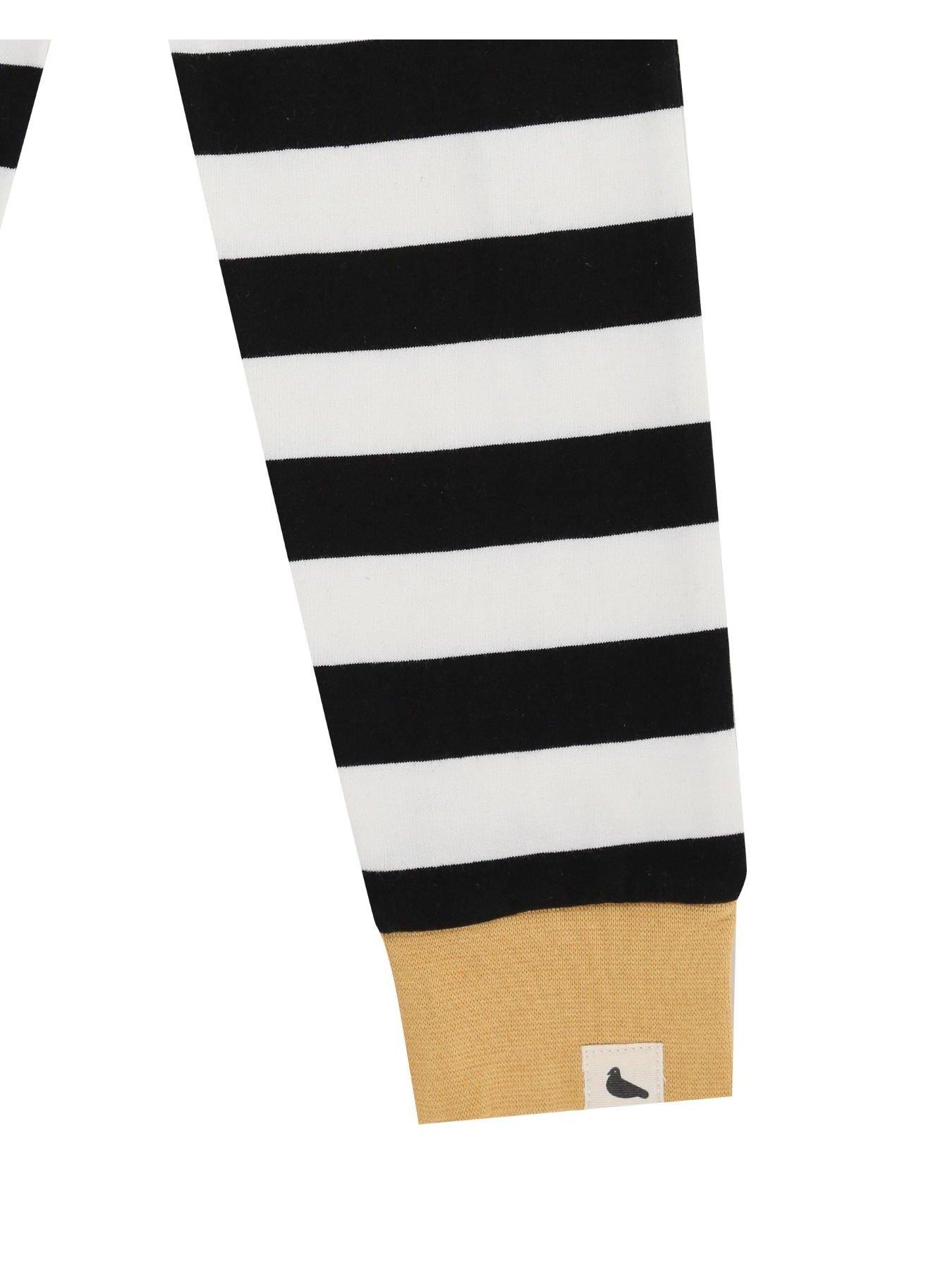 image of turtledove-london-kids-wide-stripe-leggings-mono