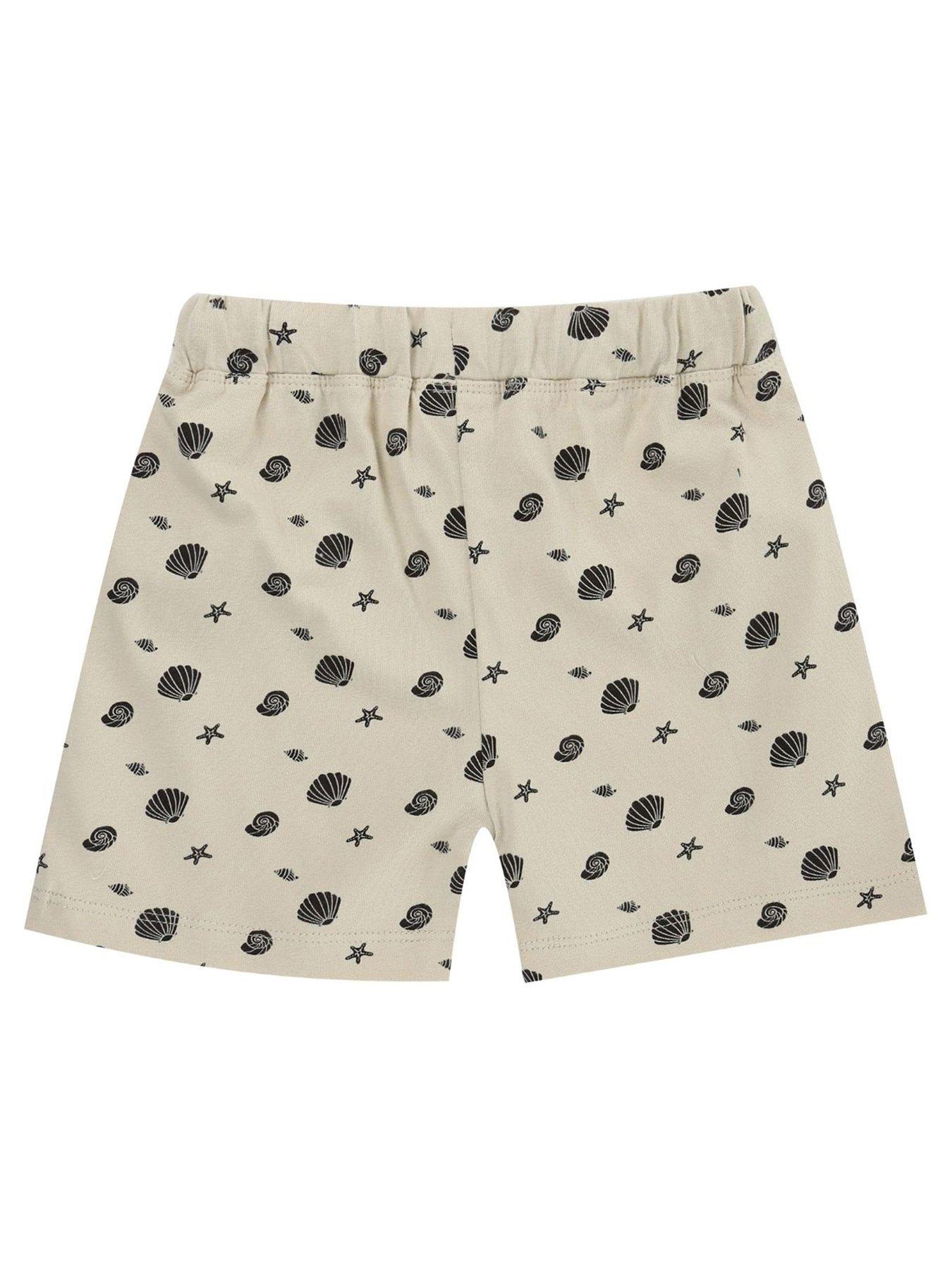  image of turtledove-london-kids-seashell-shorts-sand