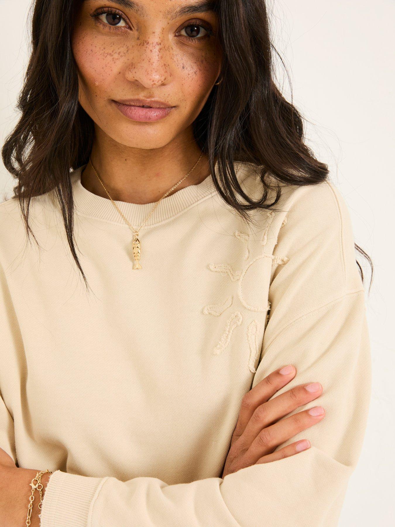 undefined Lottie Sun Graphic Sweatshirt - Beige