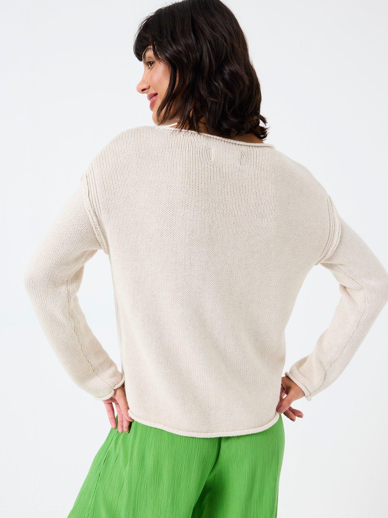 FatFace Sun Jumper Beige Littlewoods