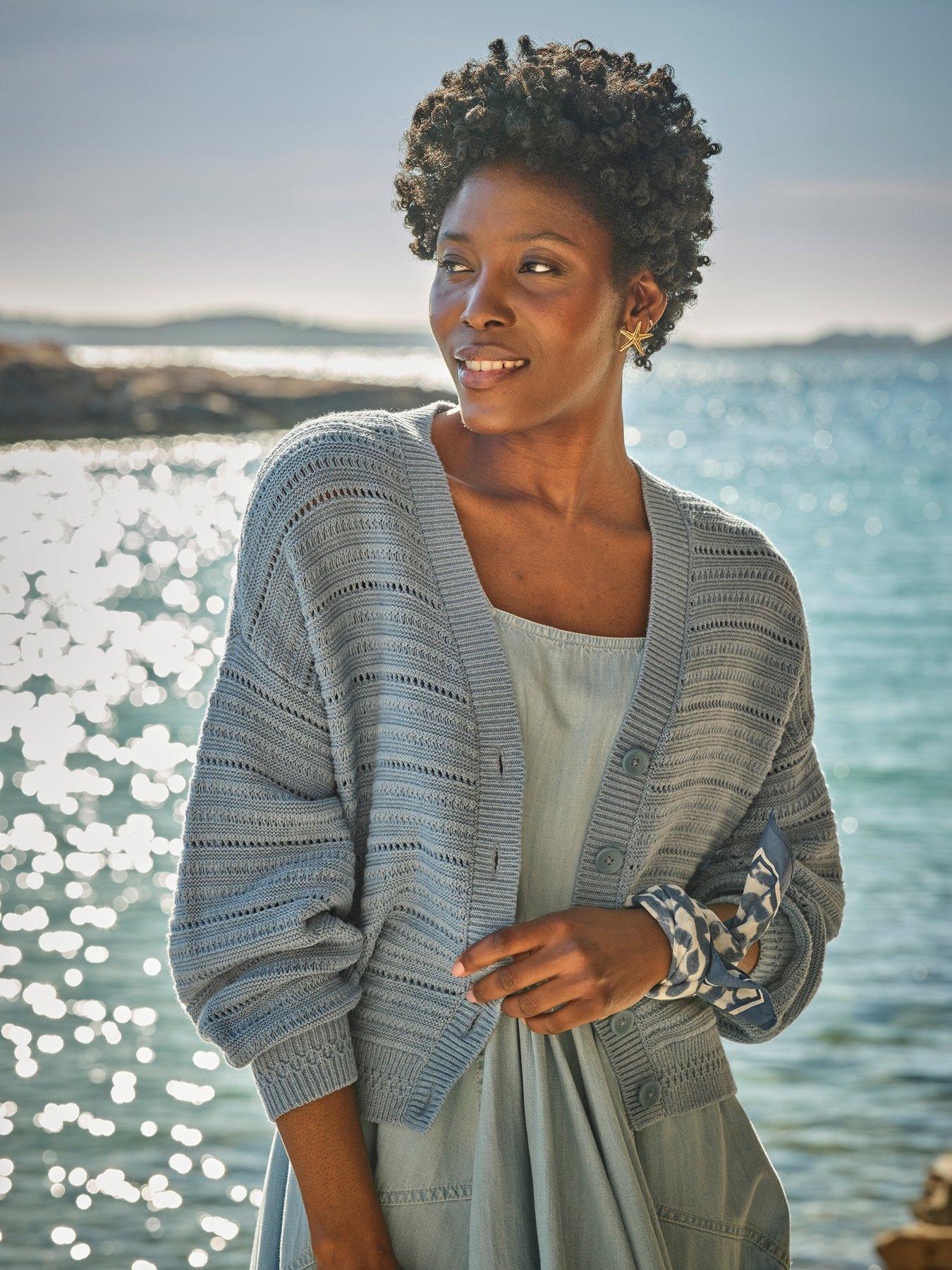 undefined Annie Cardigan - Blue