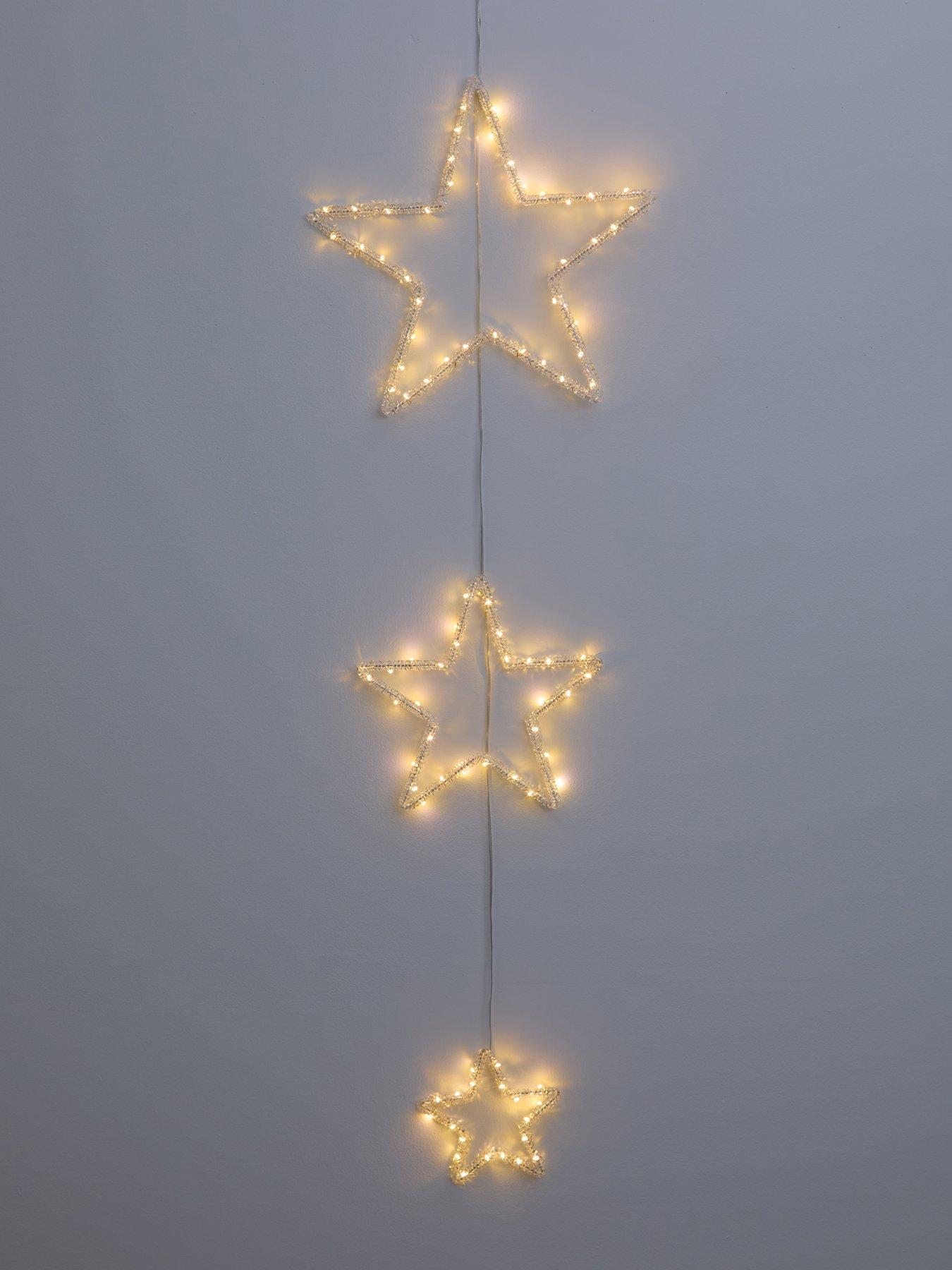 Image 3 of 4 of The Very Collection Set of 3 Star&nbsp;Indoor/Outdoor Christmas Lights