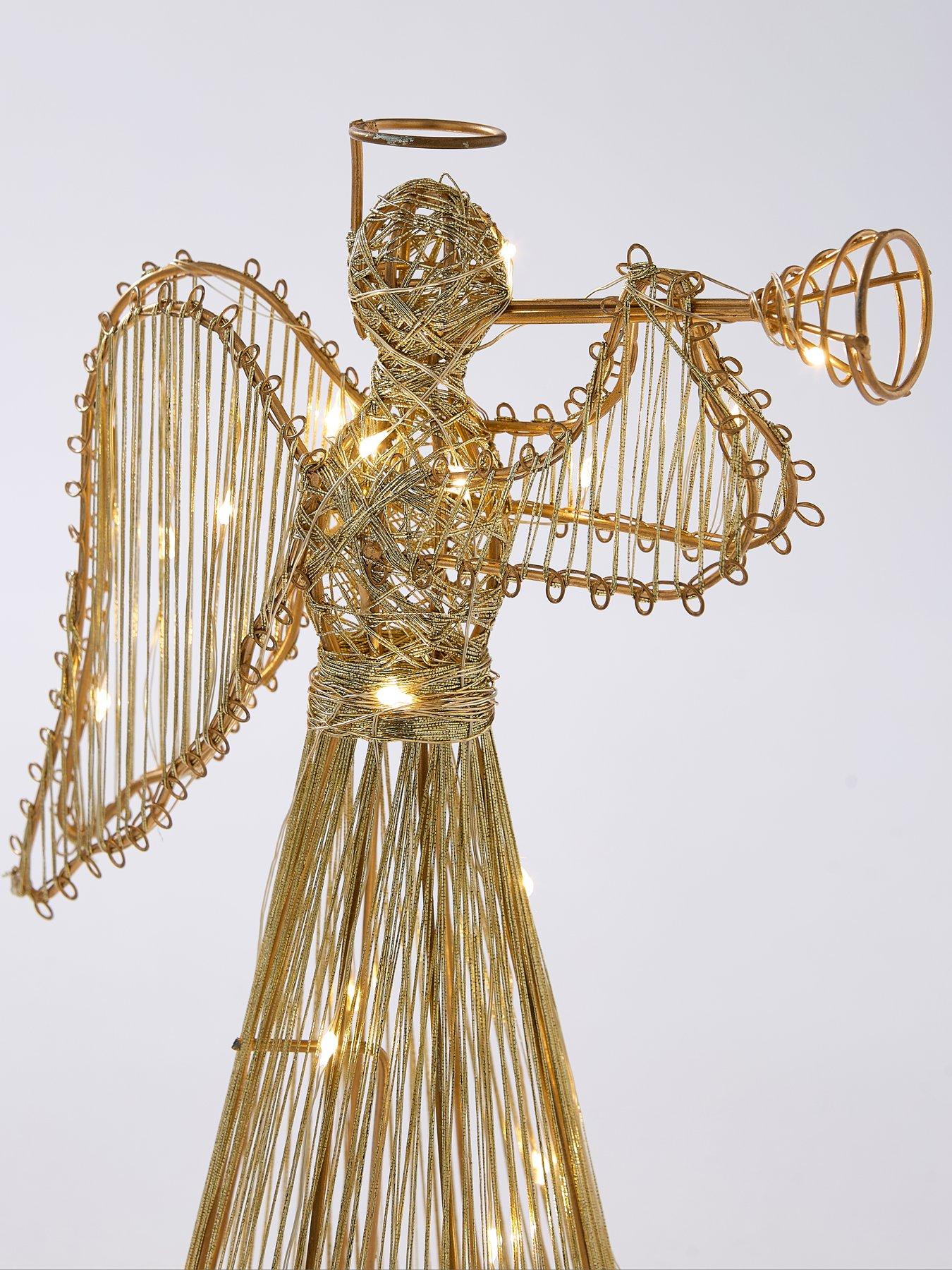 Image 4 of 4 of Very Home 30&nbsp;cm Pre Lit Angel Christmas Tree Topper