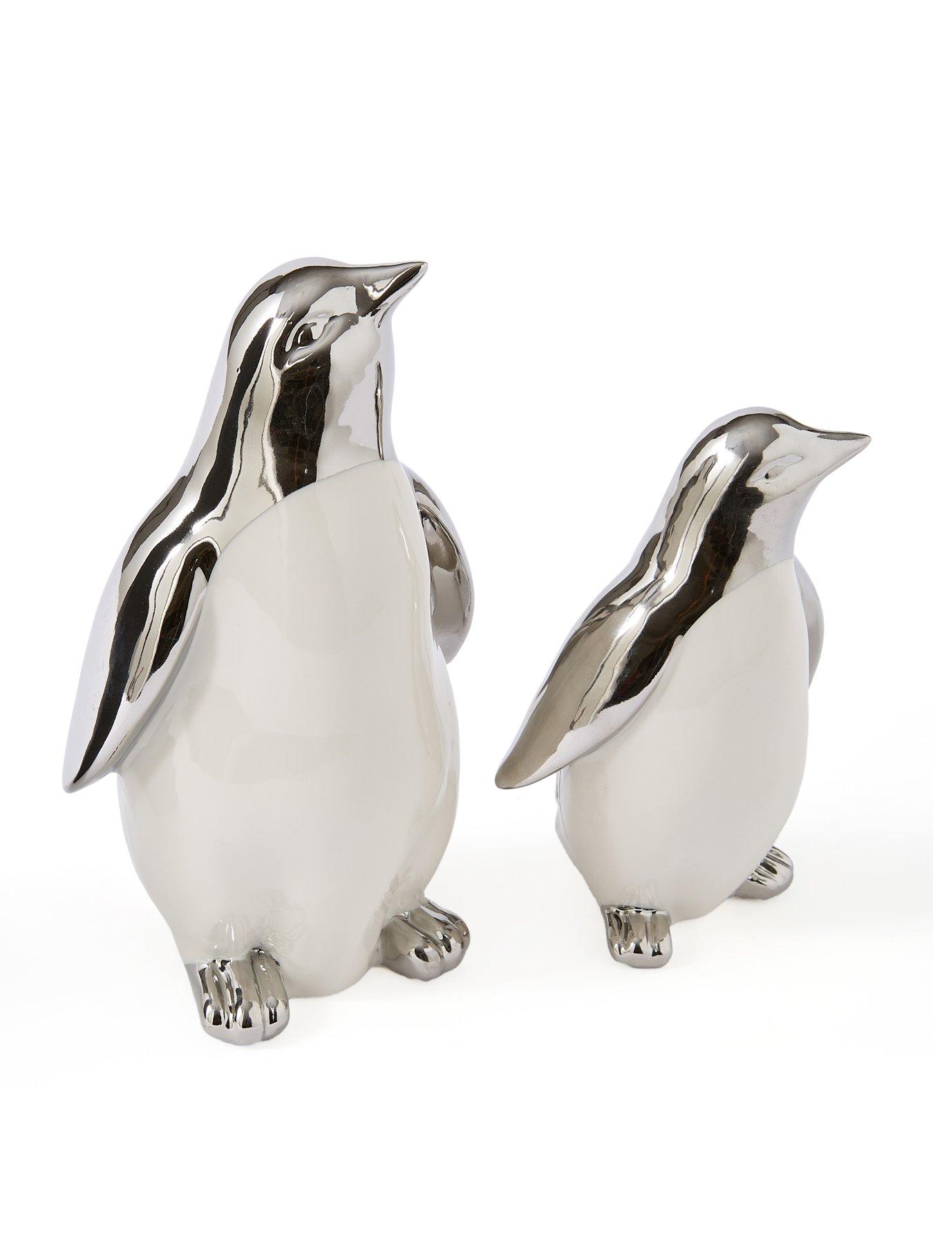 Image 3 of 5 of Very Home Set of 2 Penguin Christmas Decorations