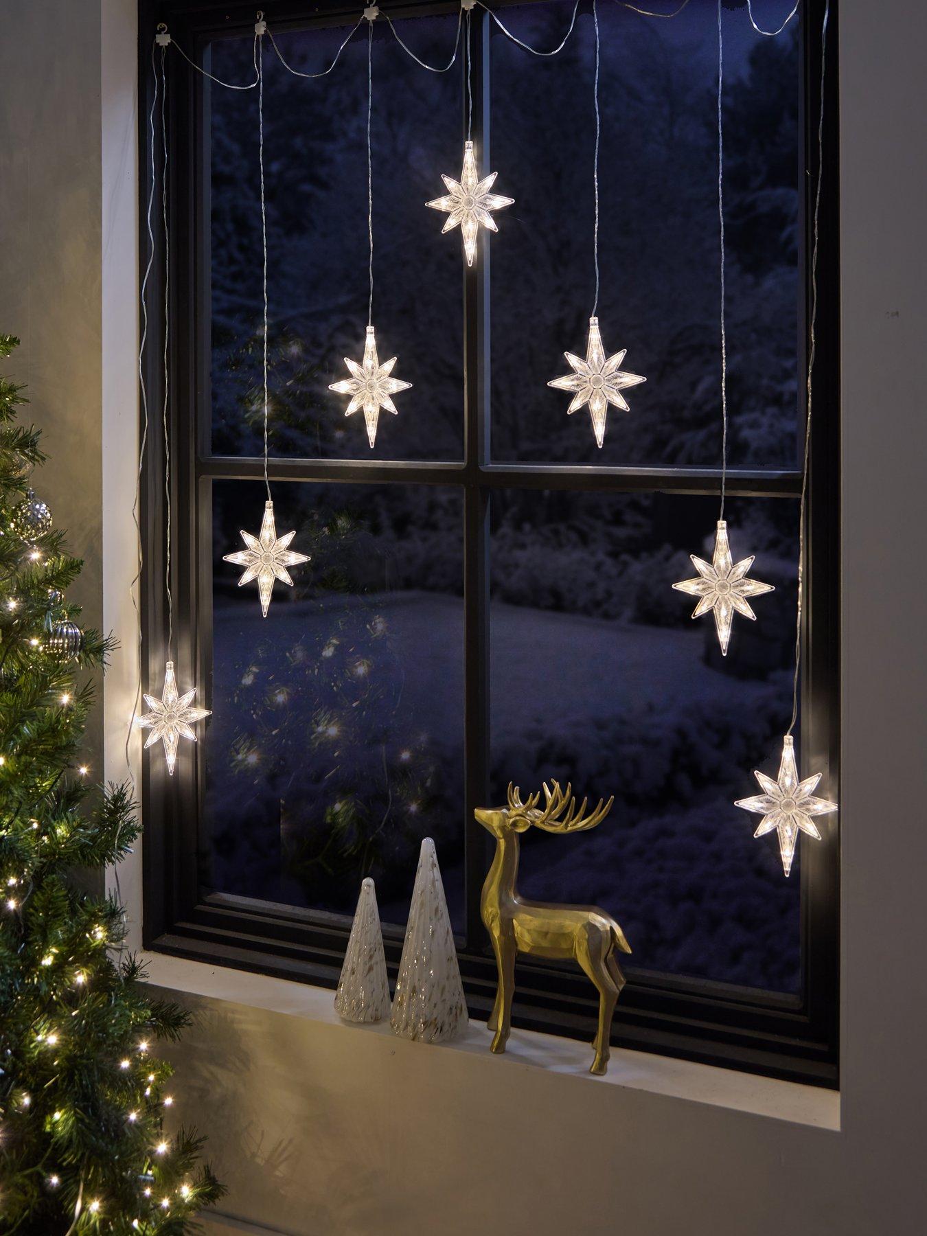Image 1 of 5 of Very Home Warm White Window Christmas&nbsp;Light