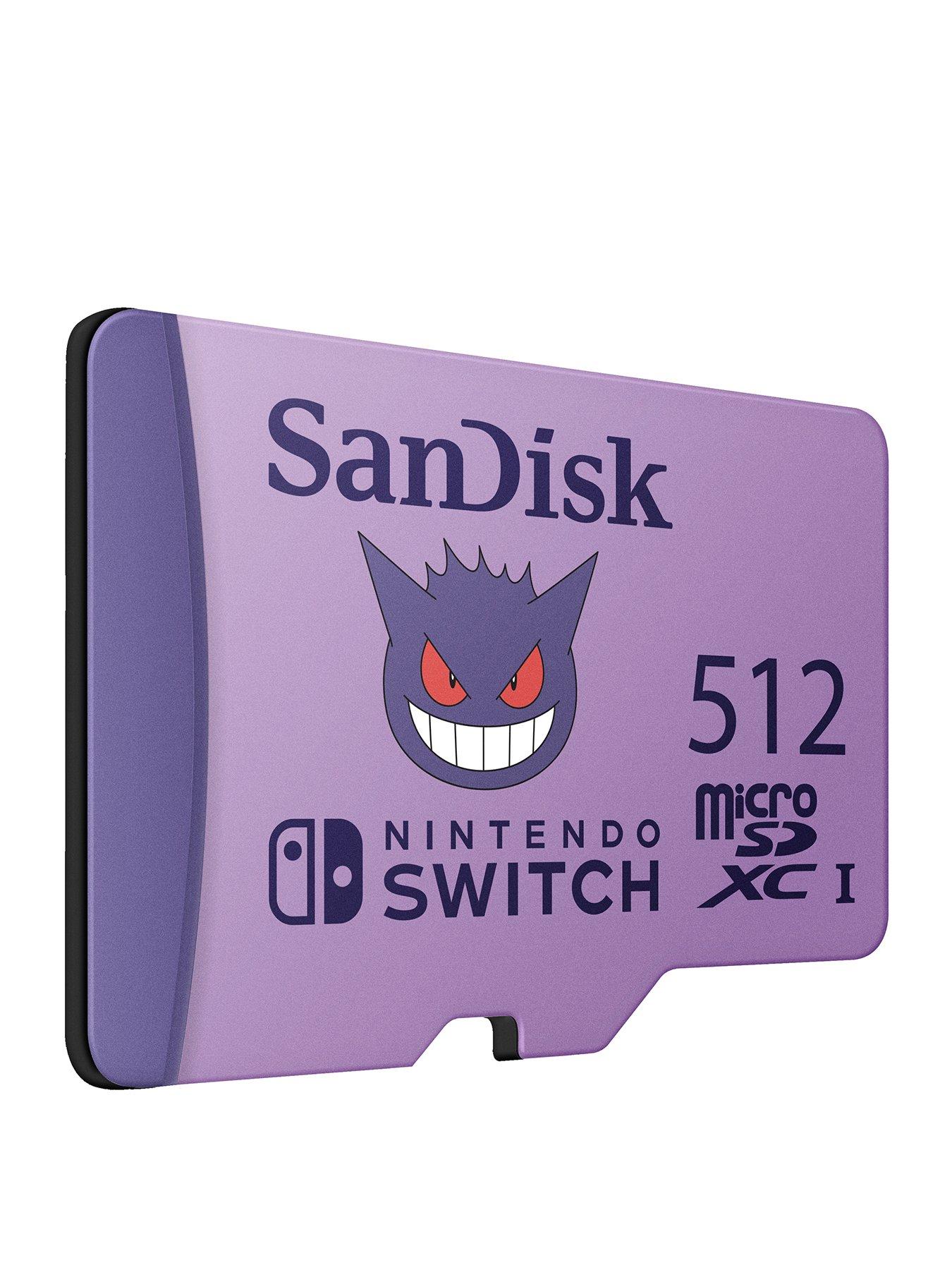  image of sandisk-pokemon-microsdxc-card-for-nintendo-switch-512gb-up-to-100mbs-read-60mbs-write-u3-c10-a1-uhs-1