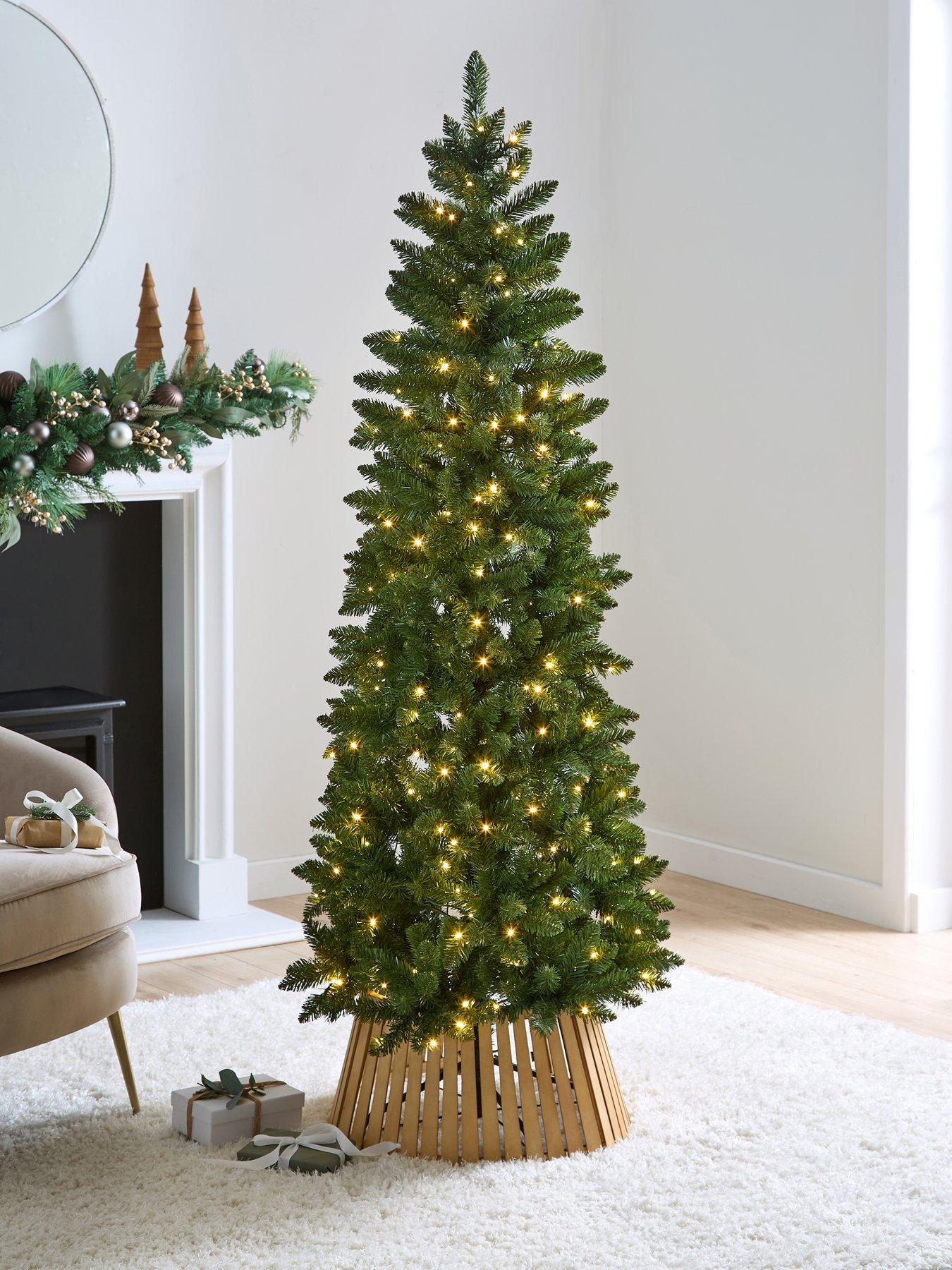 undefined 6ft Pre Lit Pencil Christmas Tree