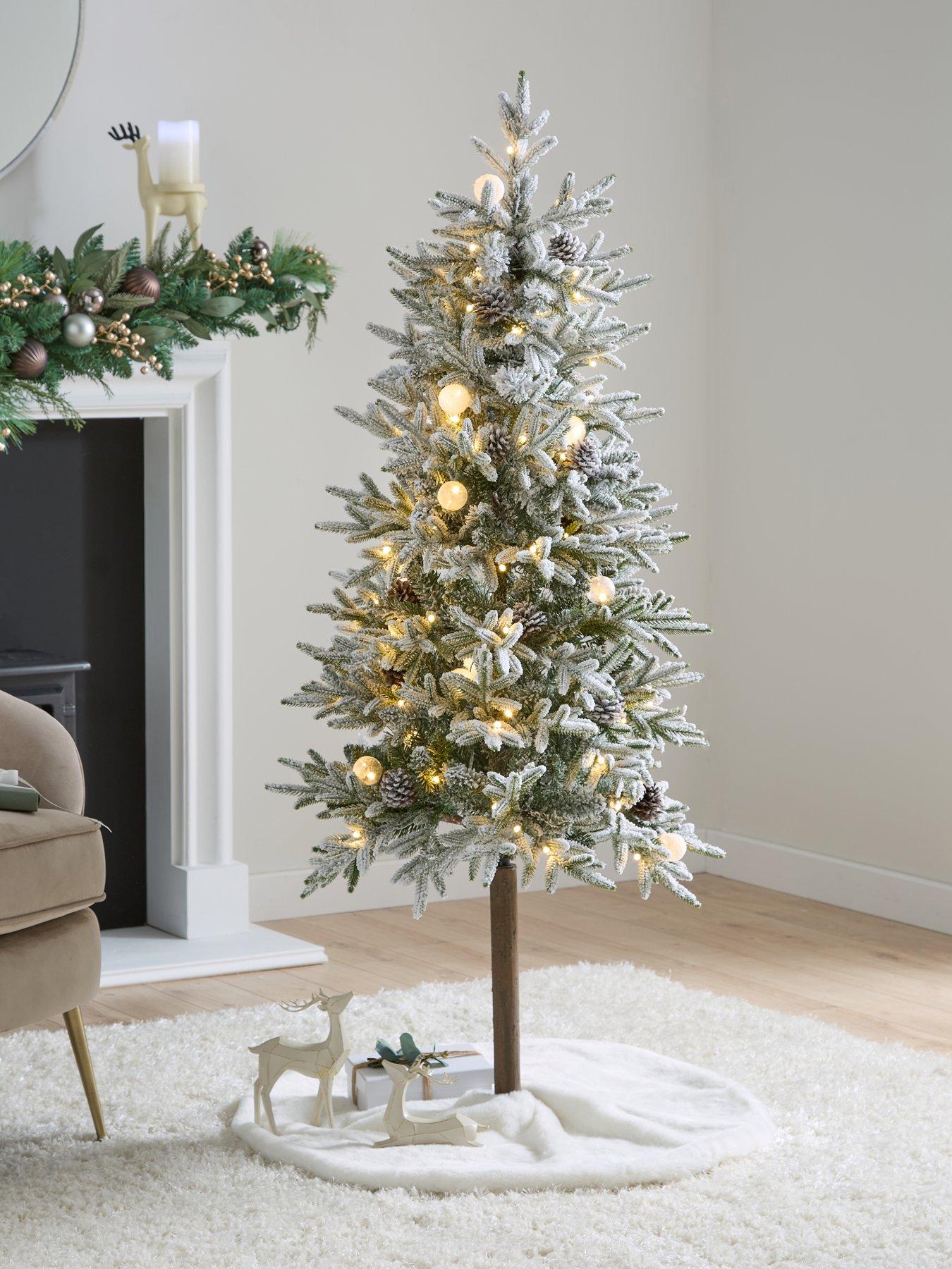 undefined 5ft Snowy Porch Christmas Tree