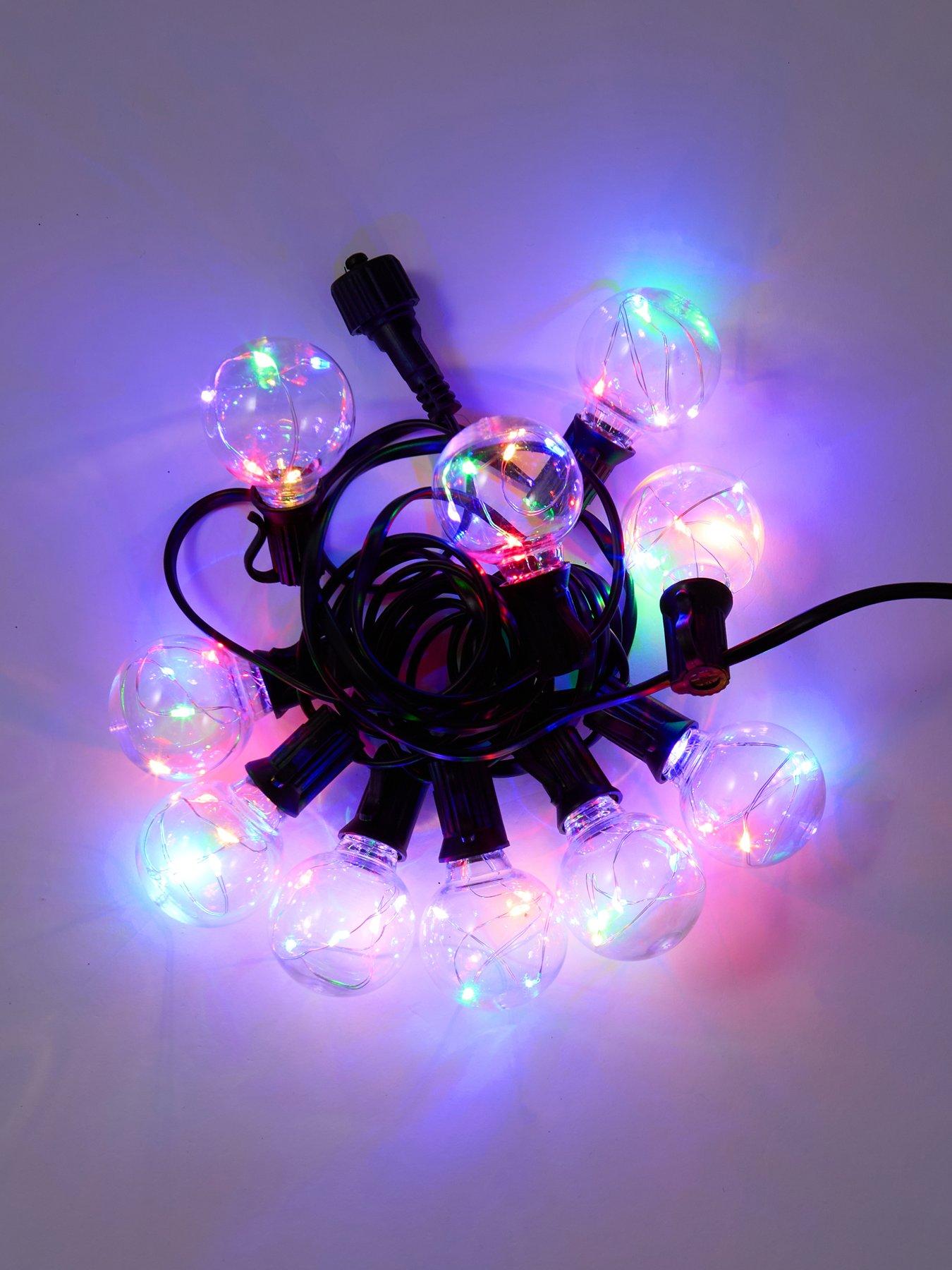 Image 2 of 3 of Very Home Outdoor&nbsp;Ball&nbsp;String Christmas&nbsp;Lights&nbsp;- Multi