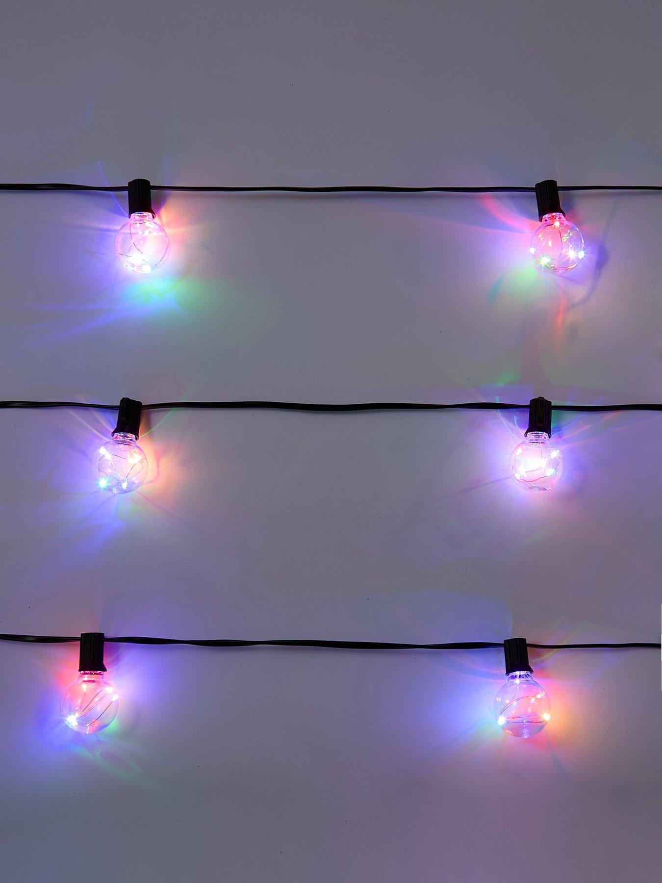 Image 3 of 3 of Very Home Outdoor&nbsp;Ball&nbsp;String Christmas&nbsp;Lights&nbsp;- Multi