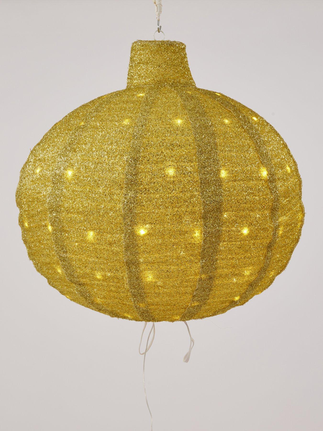 Image 4 of 7 of Very Home Set of&nbsp;2 Light up Giant Bauble Outdoor Christmas Decorations