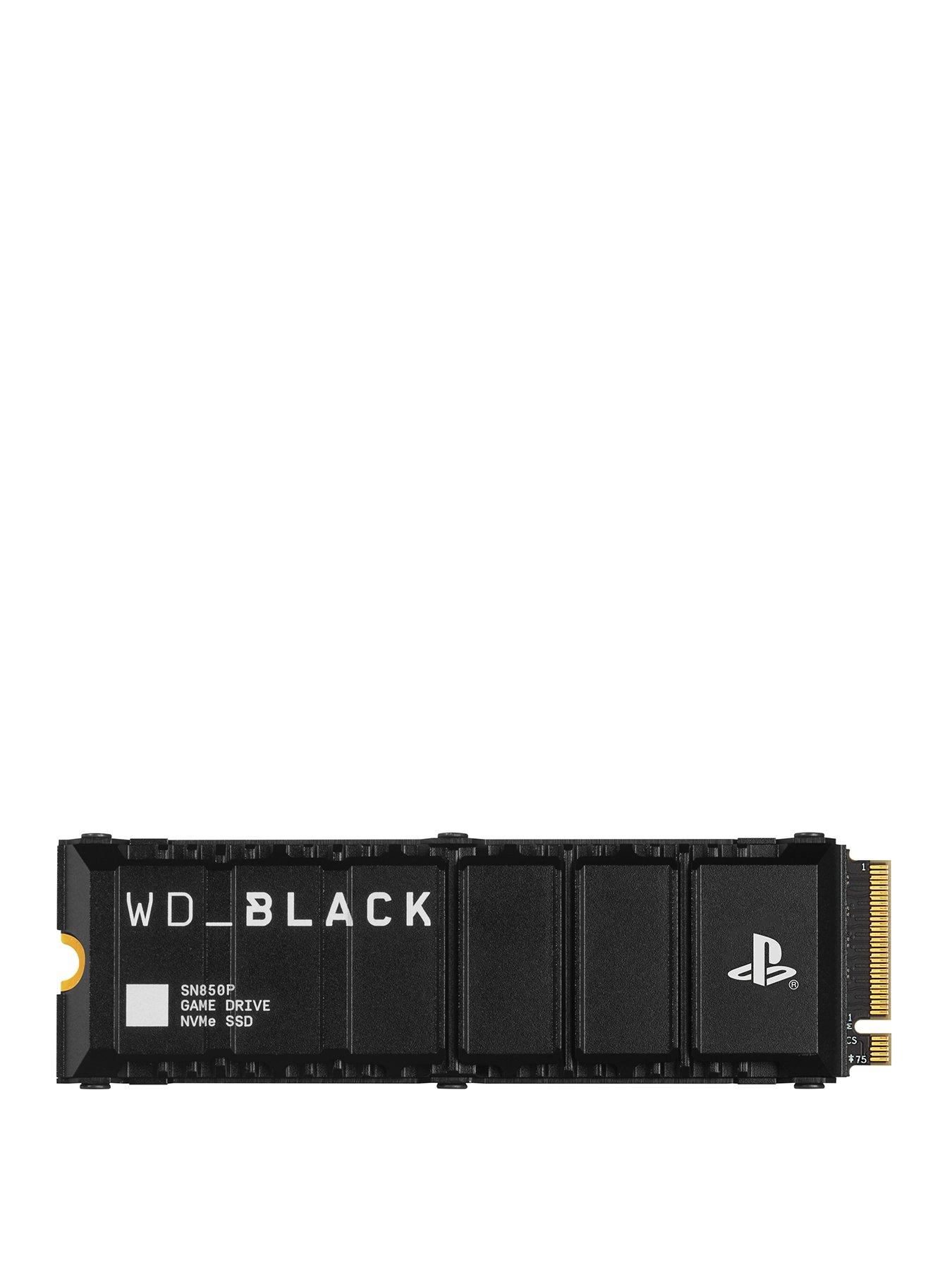 Image 2 of 3 of Western Digital WD_BLACK SN850P 8TB PCIe Gen4 NVMe SSD with Heatsink - PlayStation Licensed