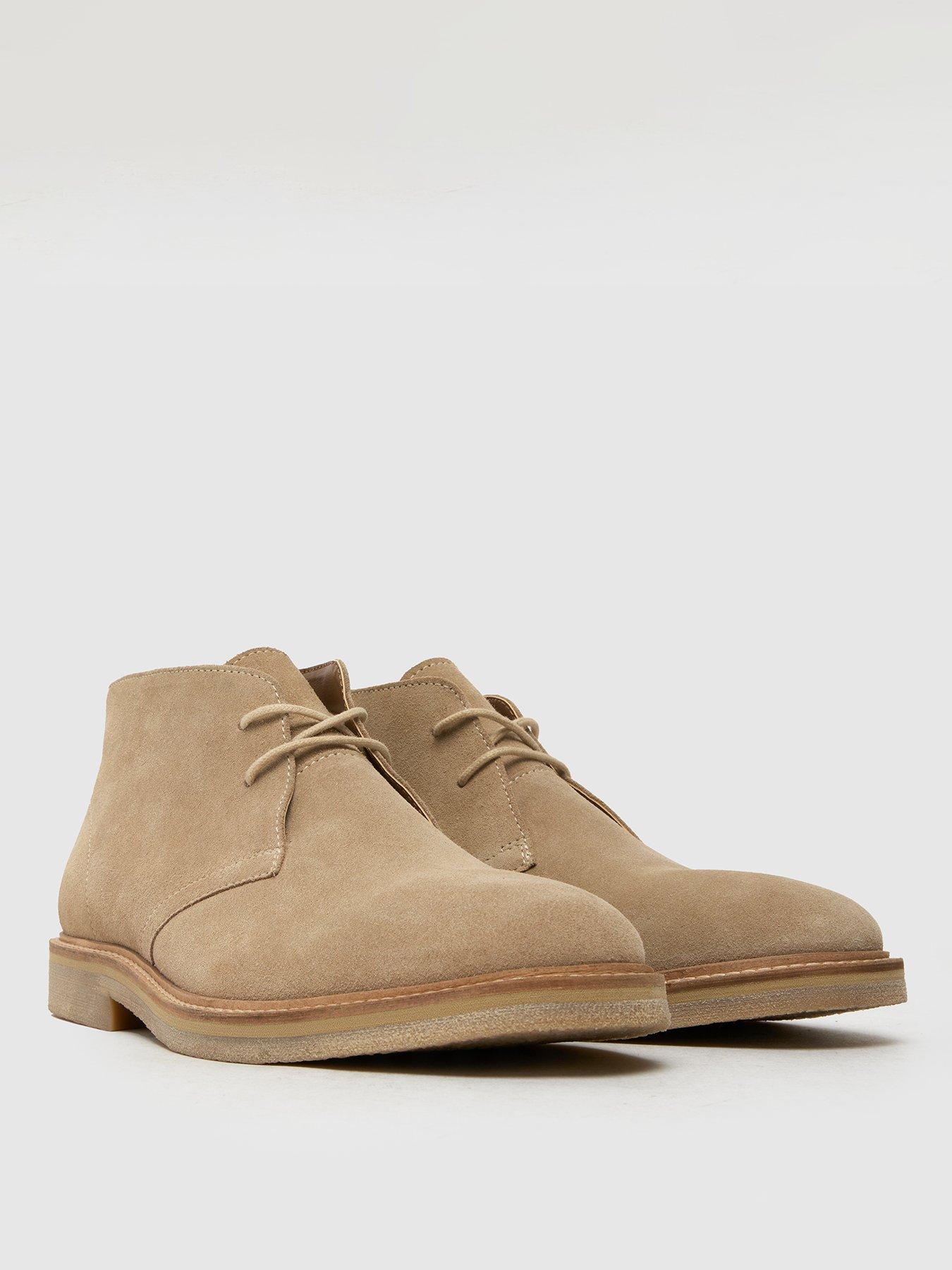 Image 2 of 4 of Schuh Dace Suede Chukka Boots - Beige