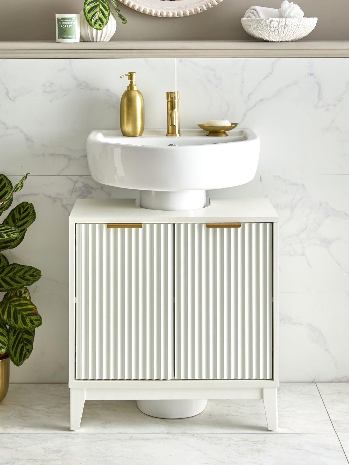 The Very Collection Cora Fluted Under Sink Cabinet - FSC® Certified