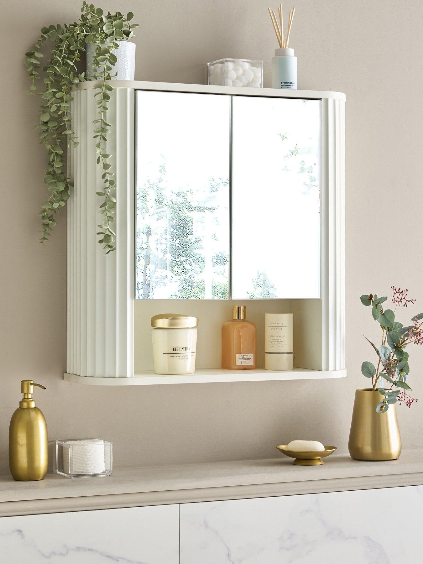 The Very Collection Cora 2 Door Mirror Wall Cabinet - FSC® Certified