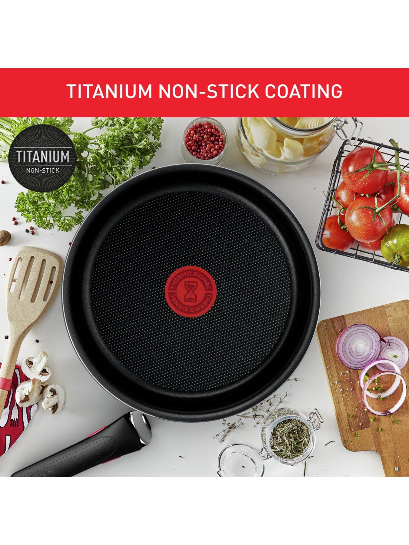 Tefal Ingenio Easy+ 10pc Non-Stick Stackable Pan Set | Littlewoods
