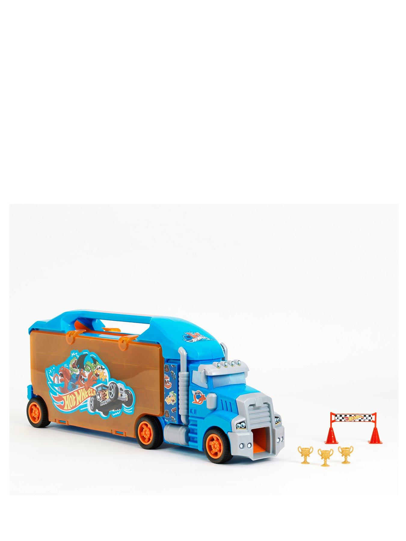 Hot Wheels Hot Wheels - City Creatures carry case truck, blue-orange
