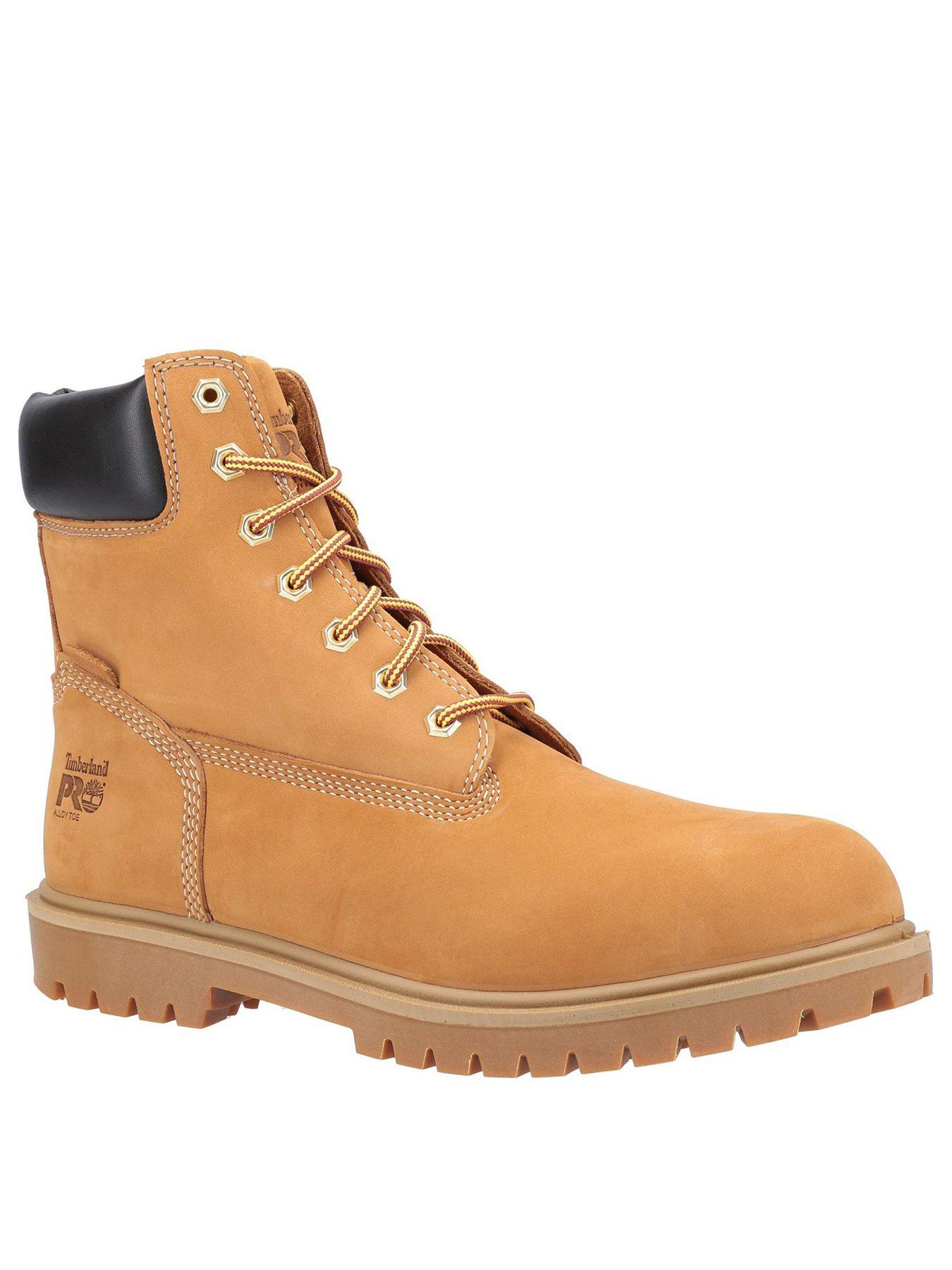  image of timberland-pro-mens-iconic-20-boots-wheat